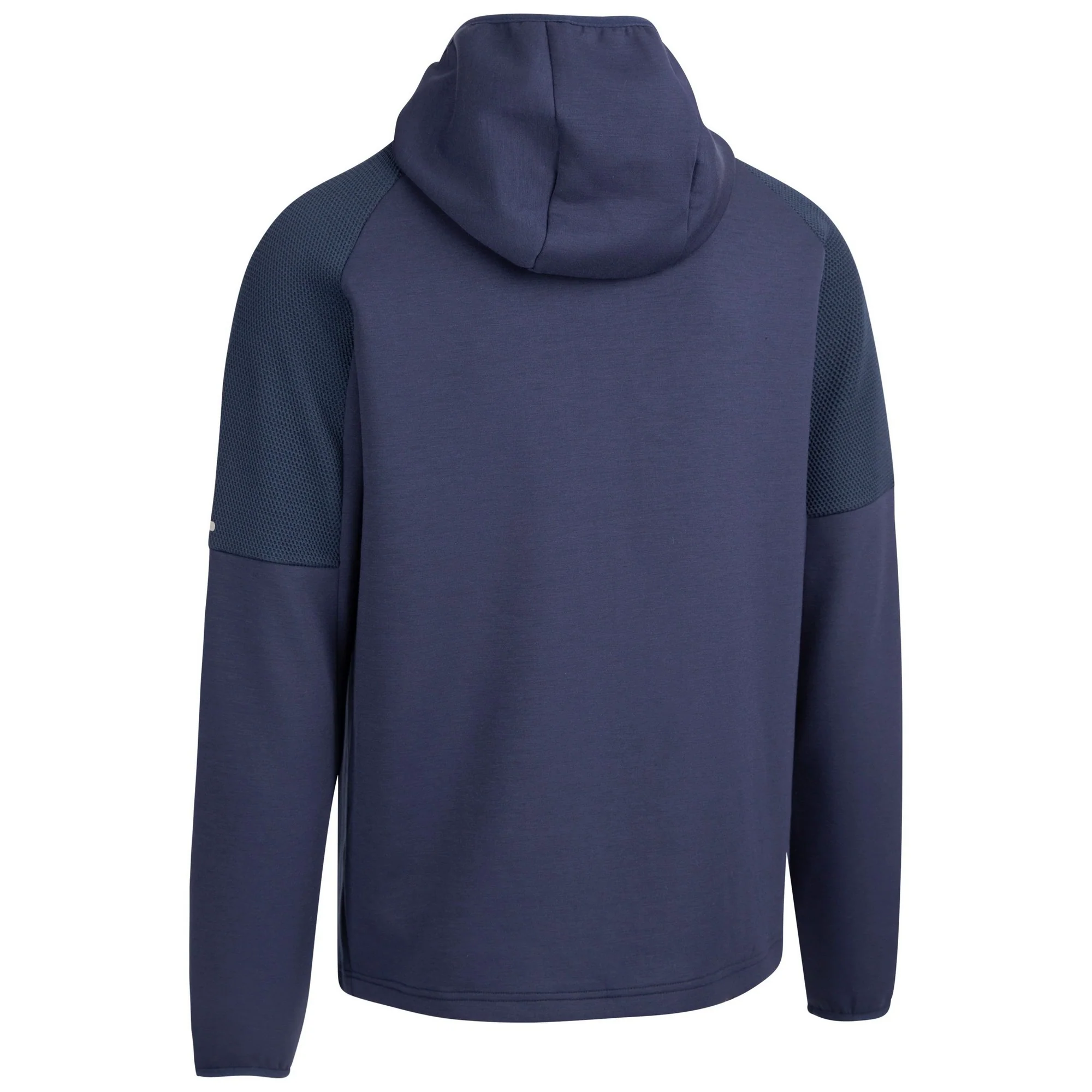 Trespass Mens Bani Active Full Zip Hoodie Navy - Image 2