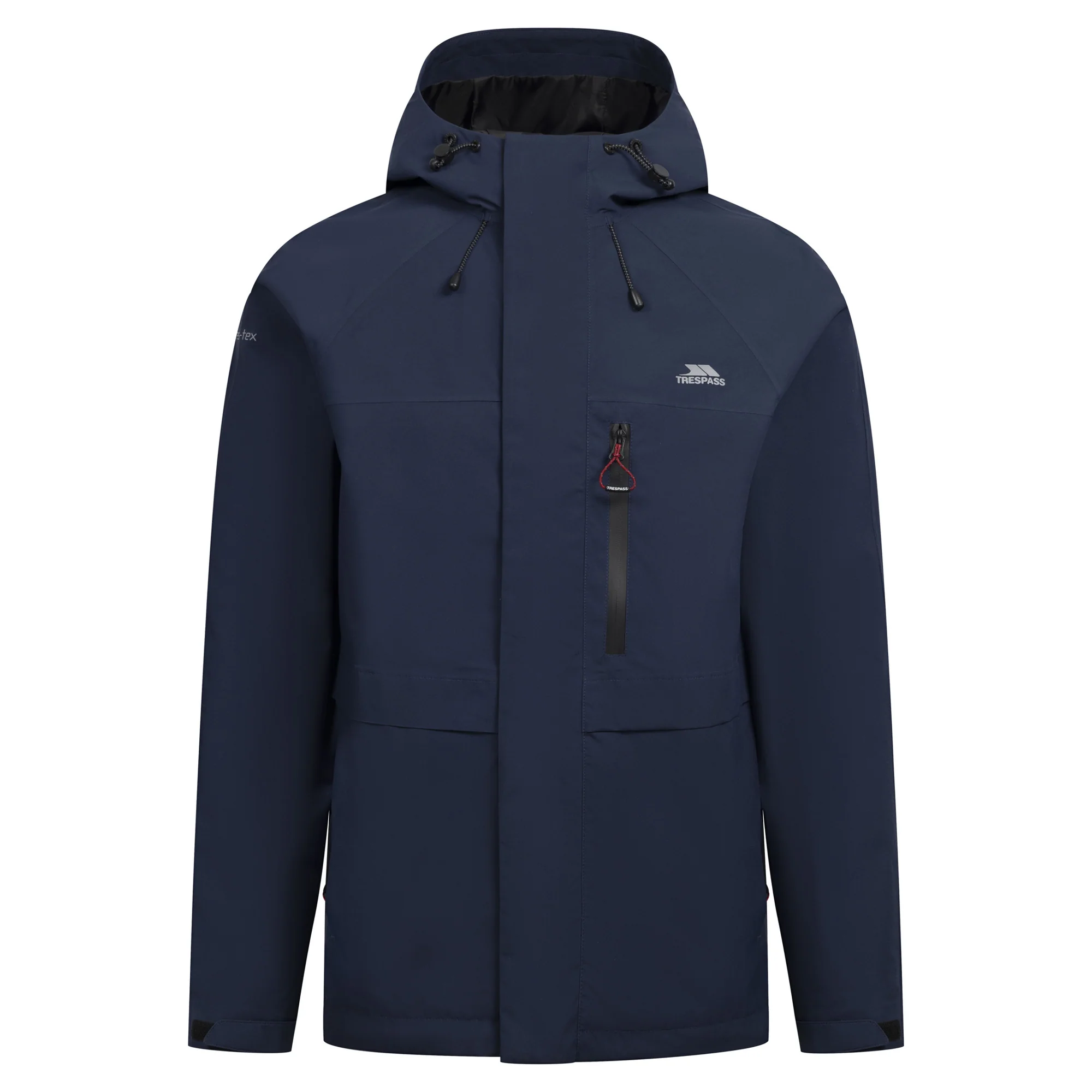 Trespass Mens Carnish Waterproof Jacket Navy