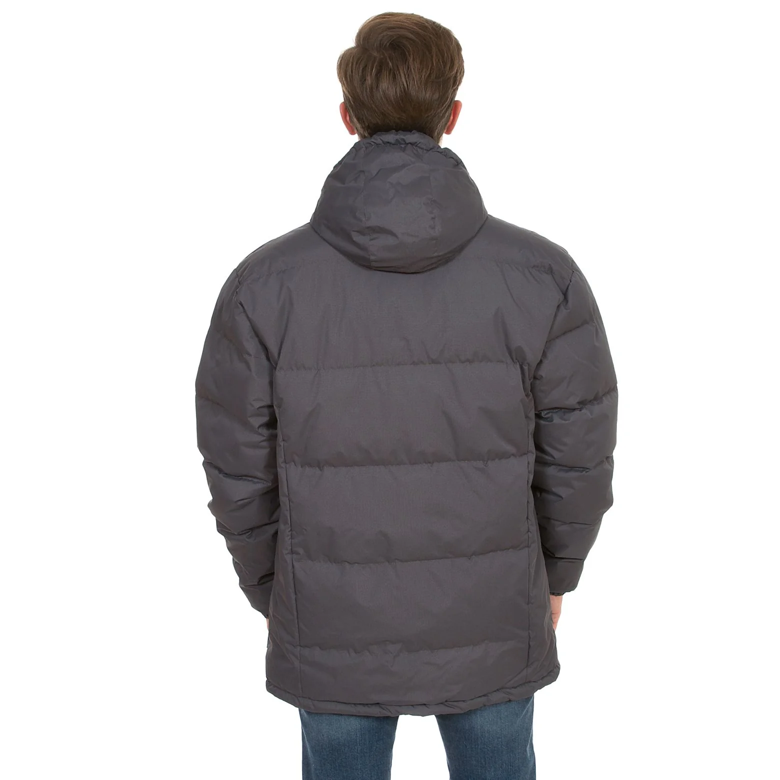Trespass Mens Clip Padded Jacket Flint - Image 3