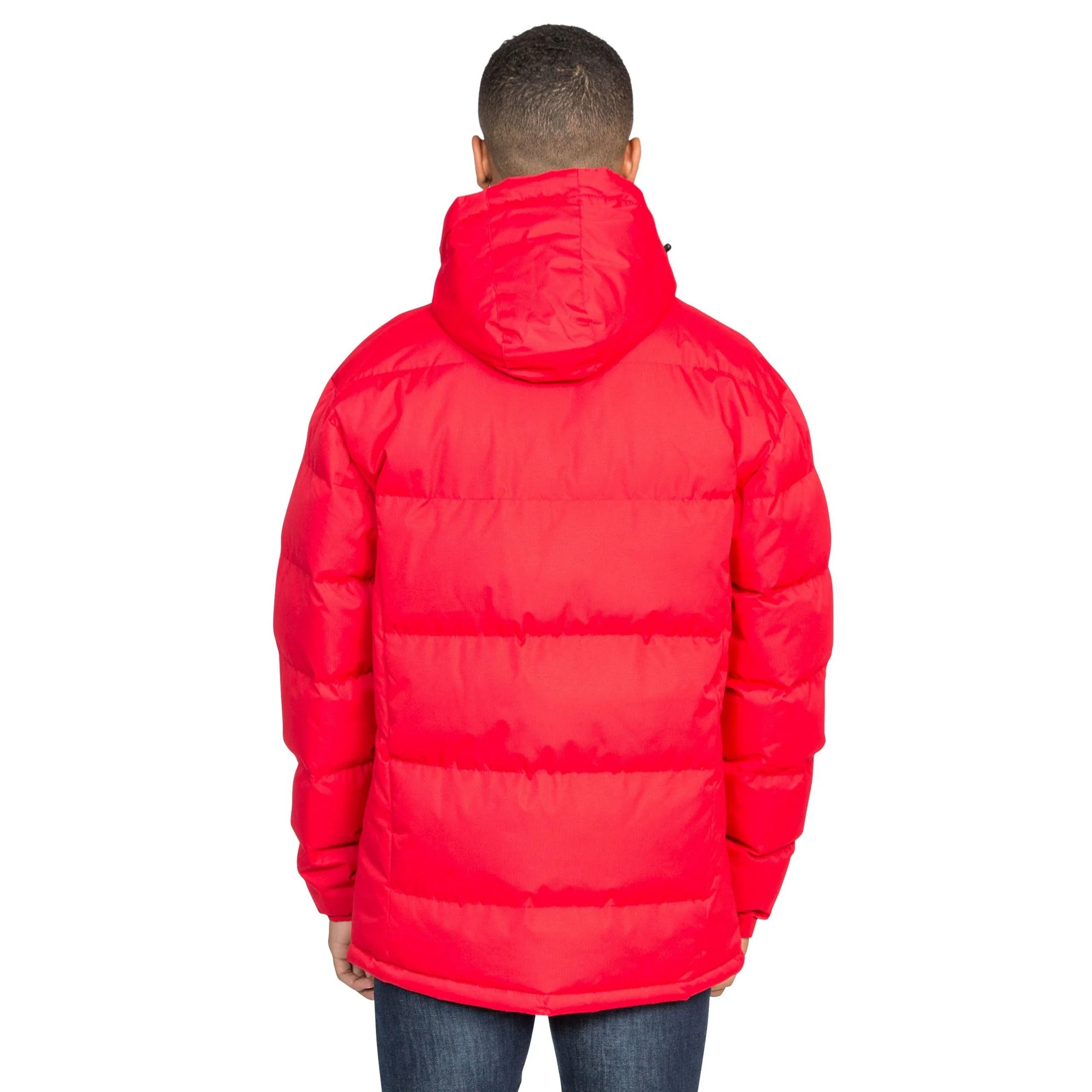 Trespass Mens Clip Padded Jacket Red - Image 3