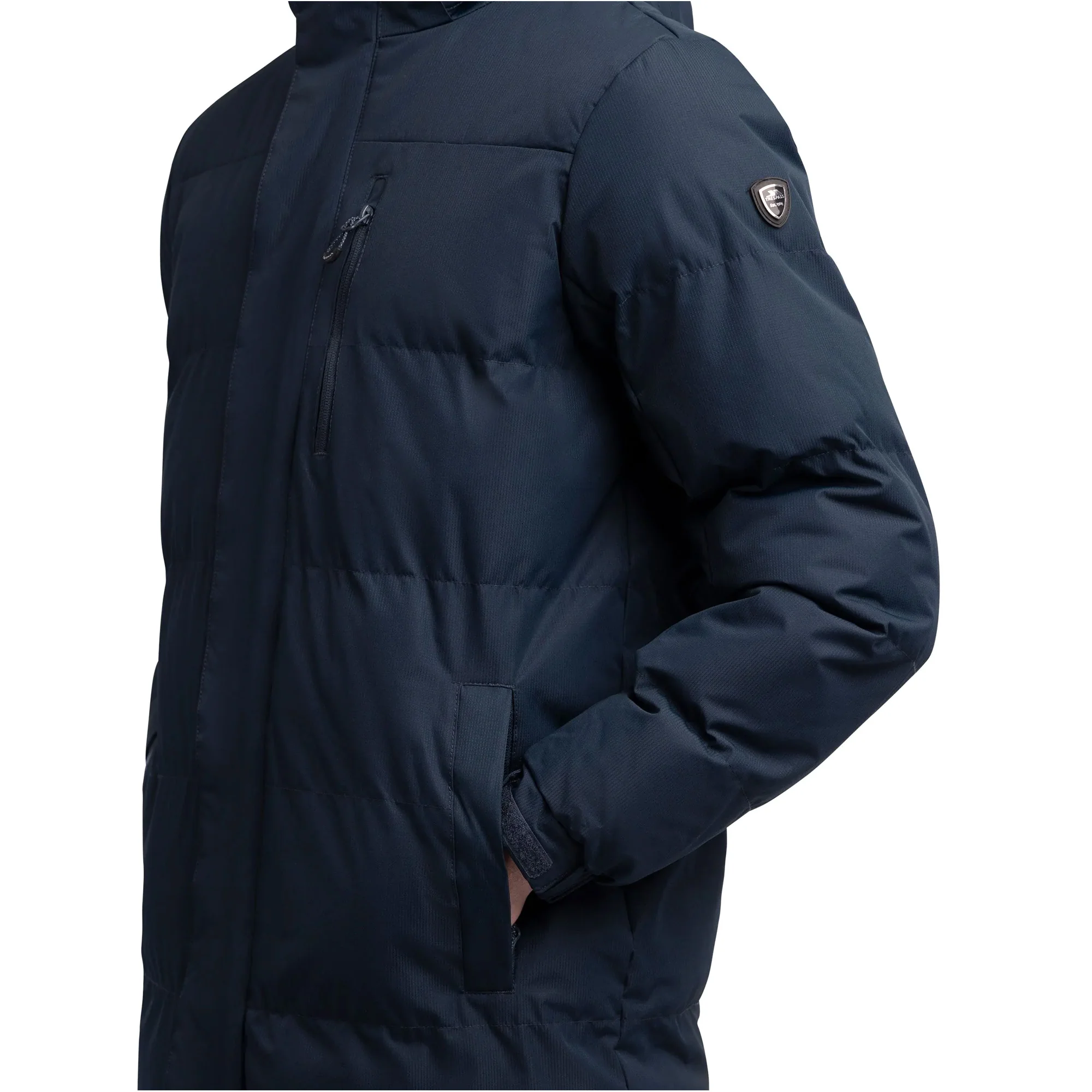 Trespass Mens Clipster Padded Jacket Navy - Image 3