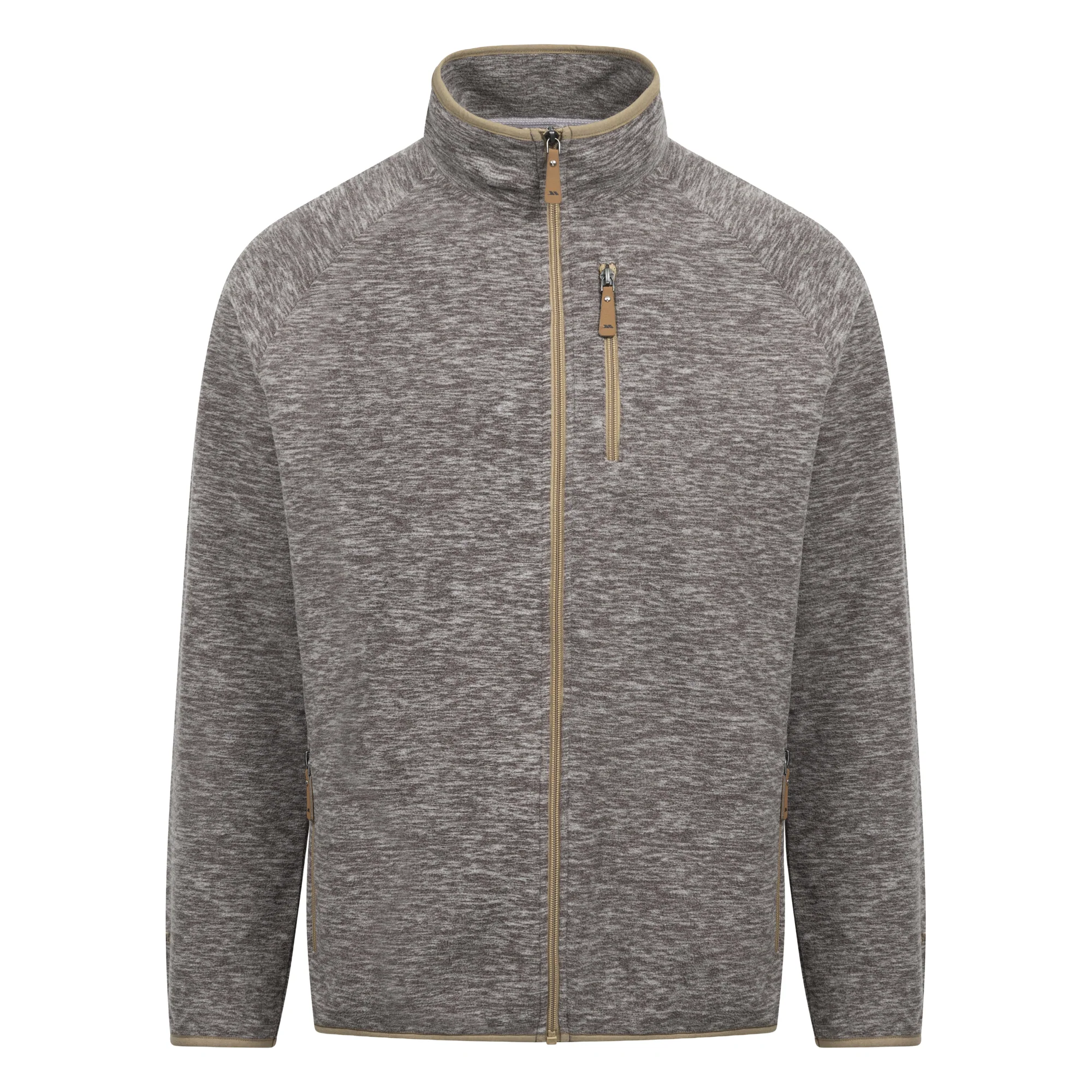 Trespass Mens Cochrane AT300 Fleece Jacket Grey Marl