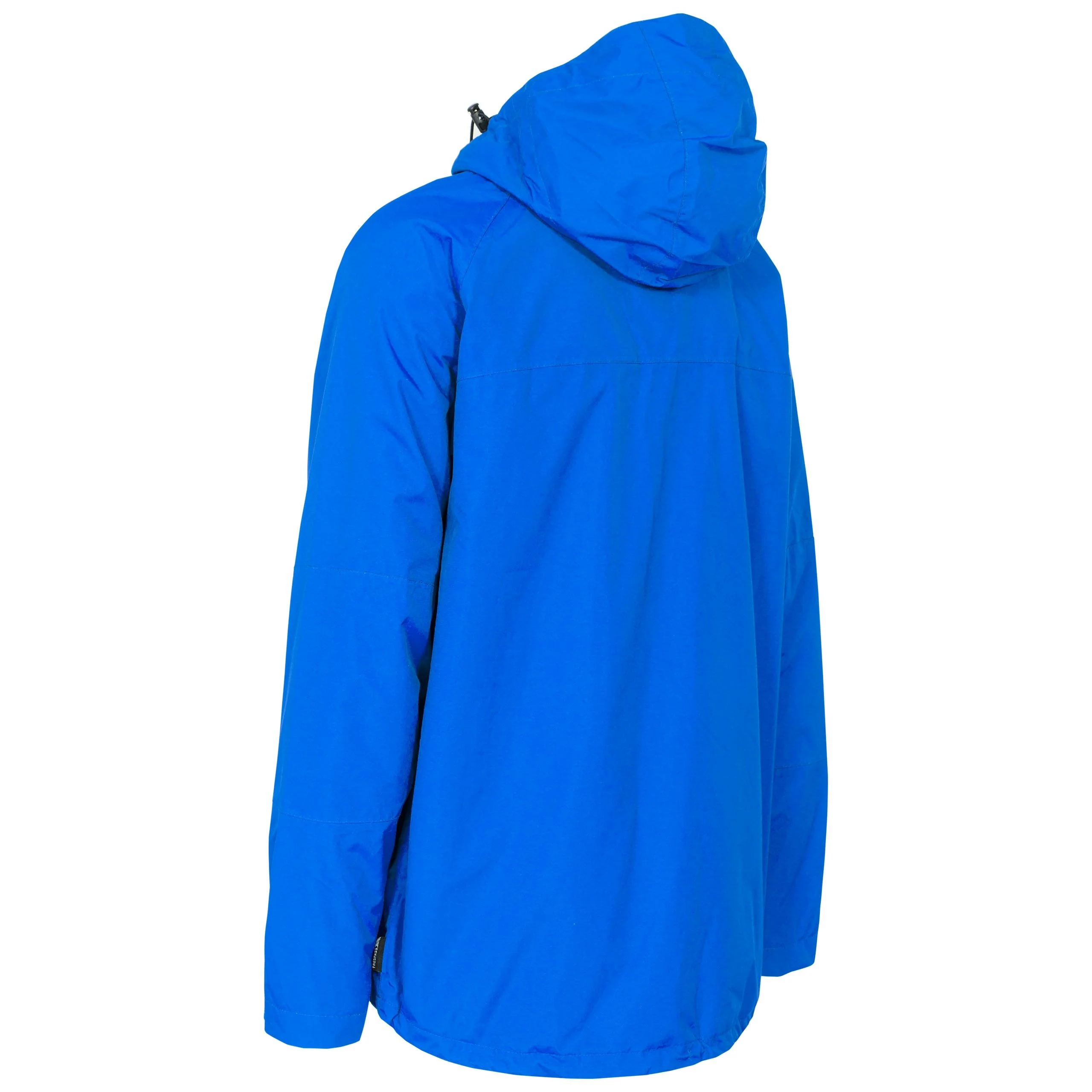 Trespass Mens Corvo Hooded Full Zip Waterproof Jacket/Coat Blue - Image 2