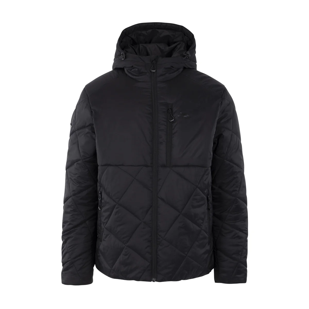 Trespass Mens Dalesford Hooded Casual Jacket Black
