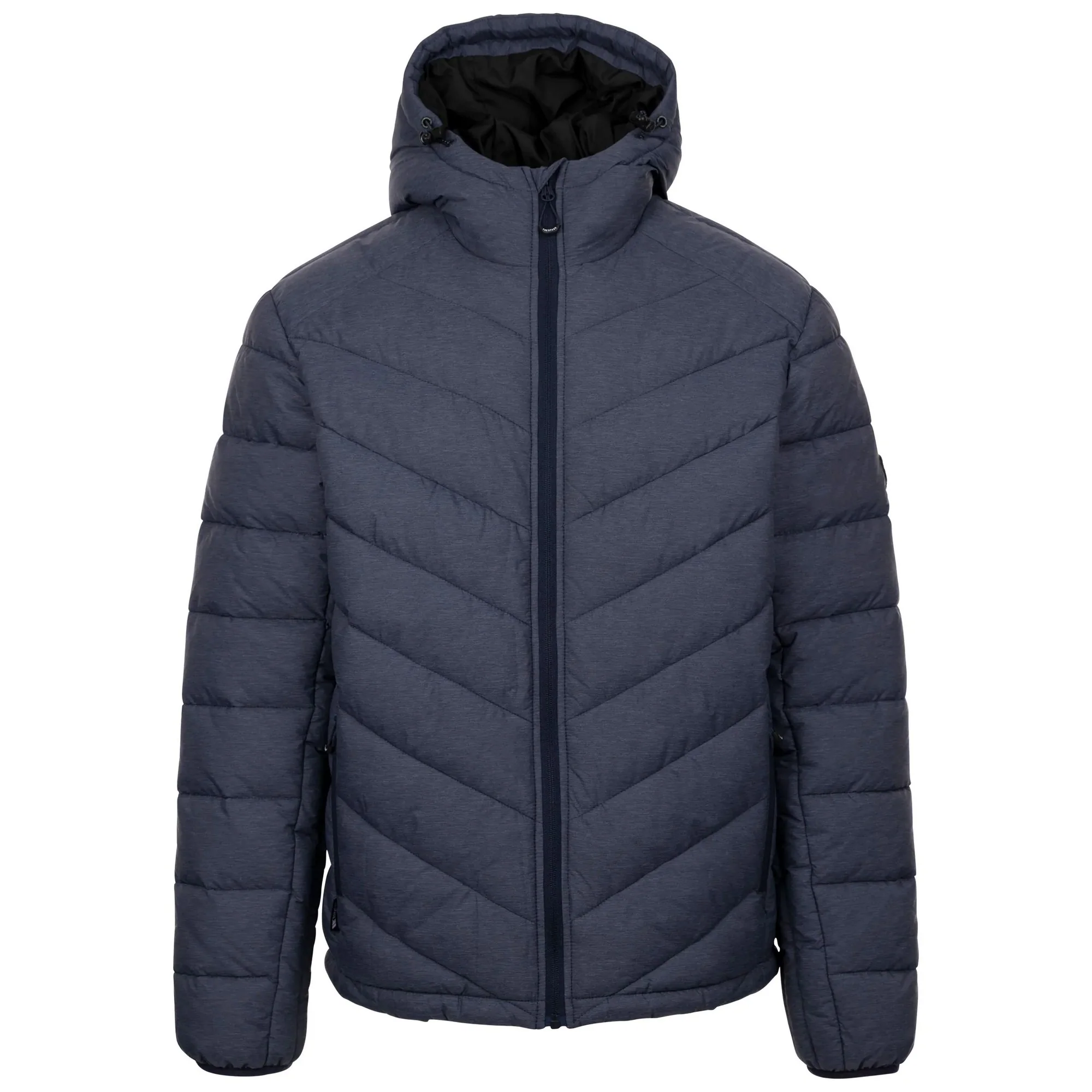 Trespass Mens Didmarton Padded Jacket Navy Marl