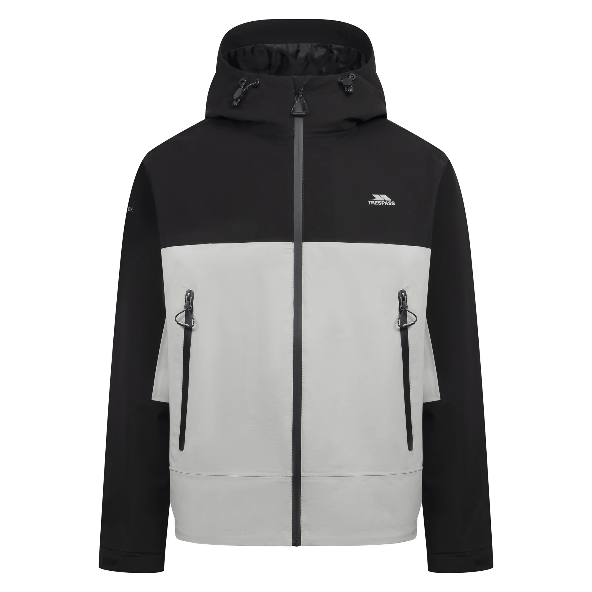 Trespass Mens Ewen Waterproof Jacket Black