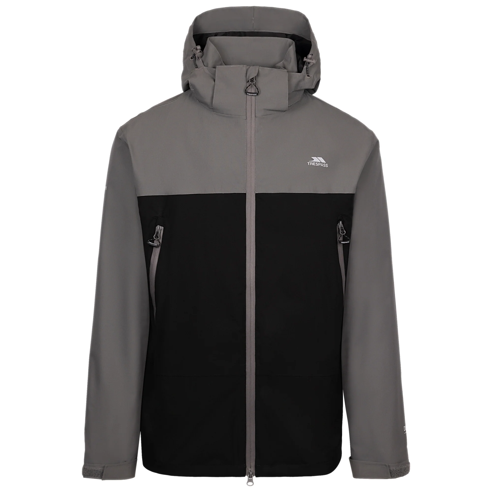 Trespass Mens Fahamore Waterproof Jacket Storm Grey