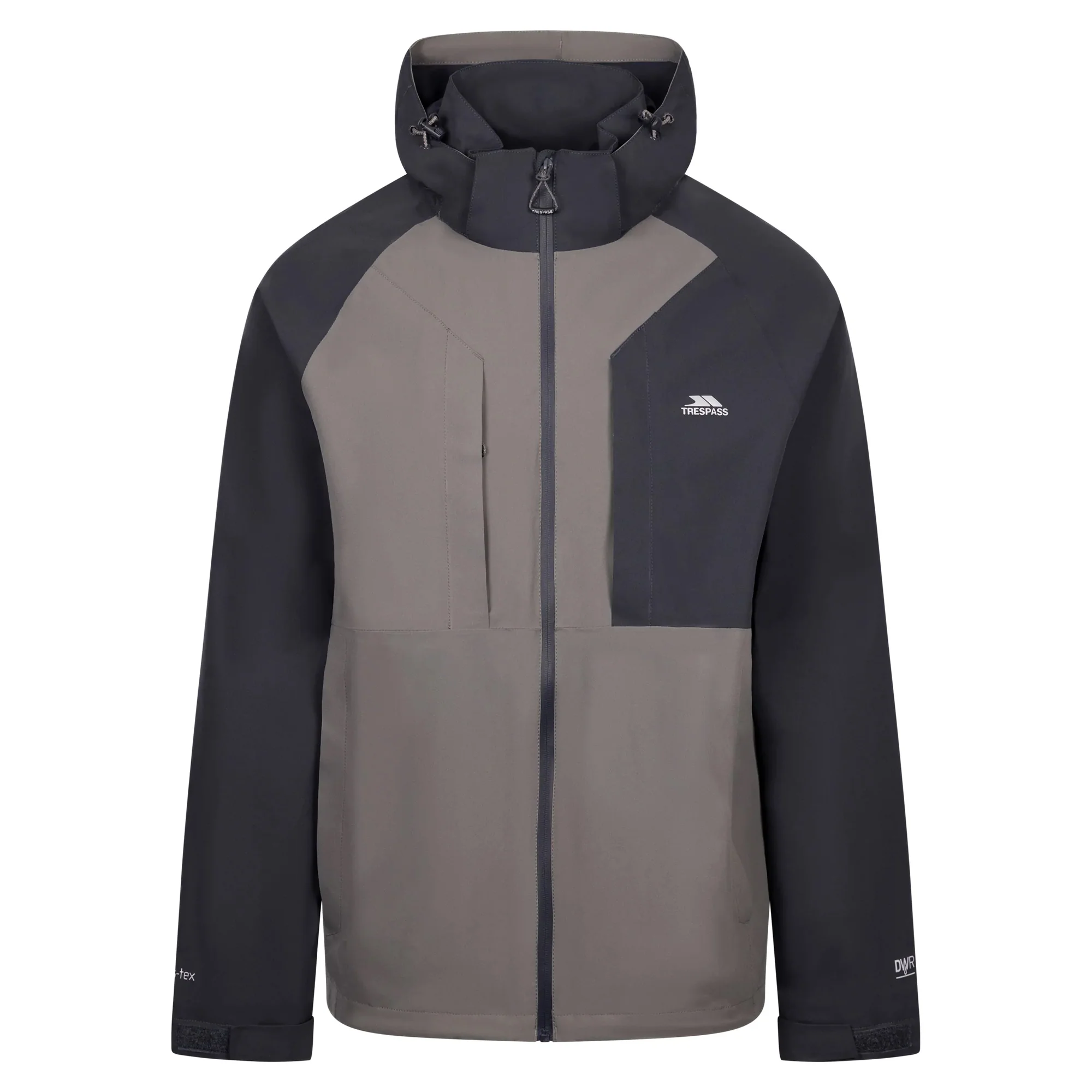 Trespass Mens Fala Outdoor Jacket Storm Grey