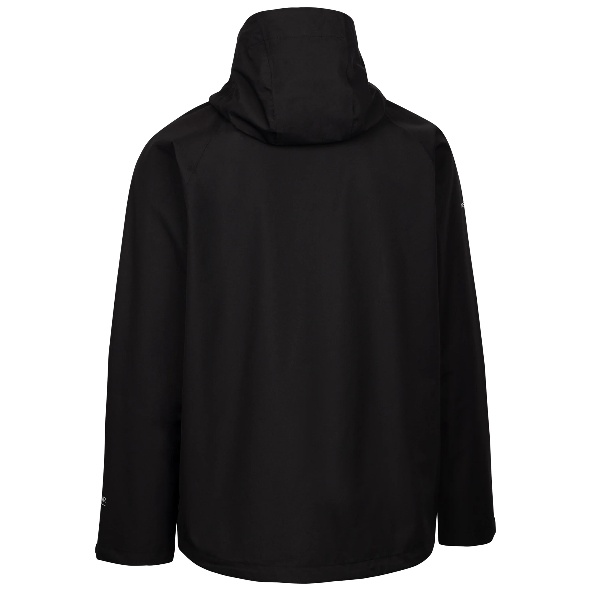 Trespass Mens Ferryhill Waterproof Jacket Black - Image 2