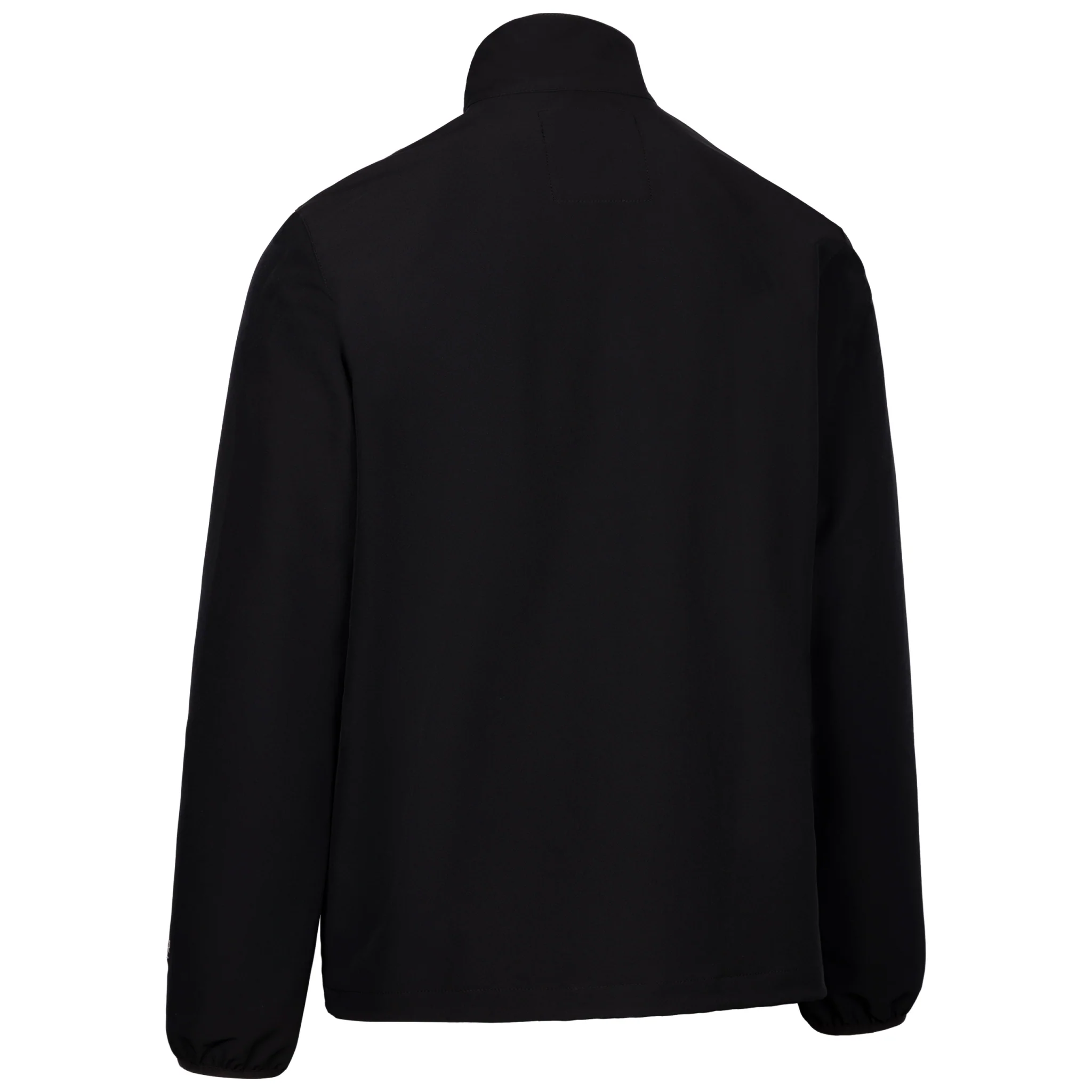 Trespass Mens Filmford Packaway Waterproof Jacket Black - Image 2