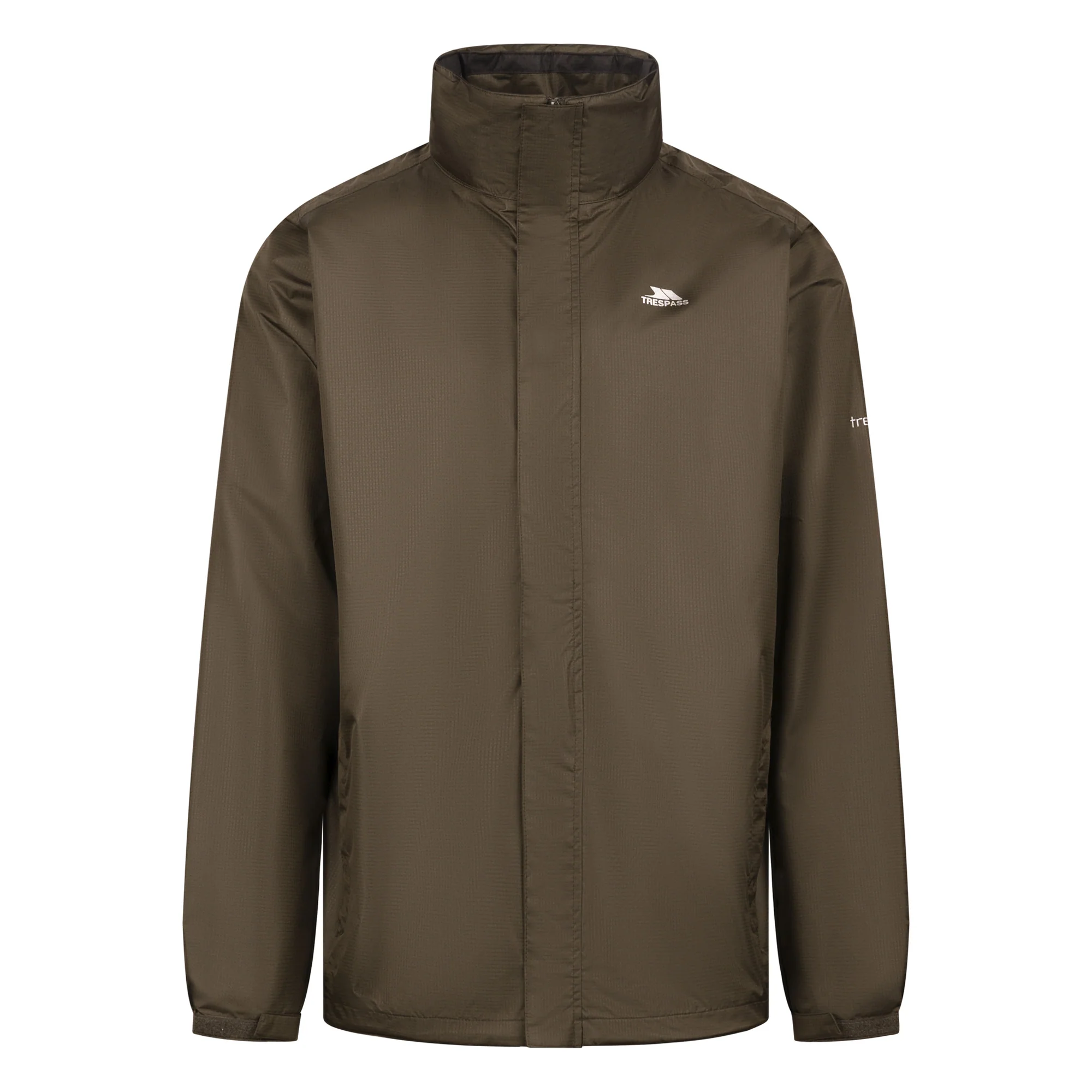 Trespass Mens Fraser II Waterproof Jacket Dark Vine