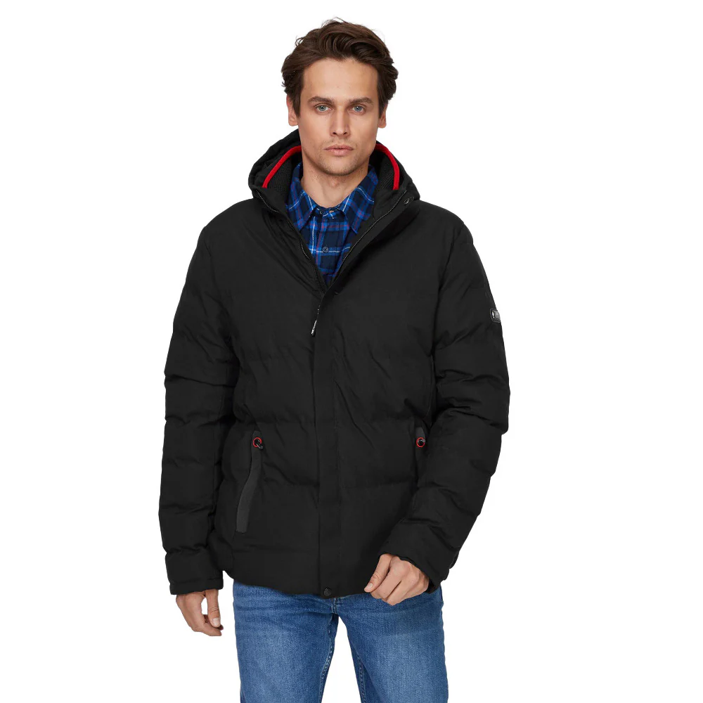 Trespass Mens Habbton Padded Jacket Black - Image 3