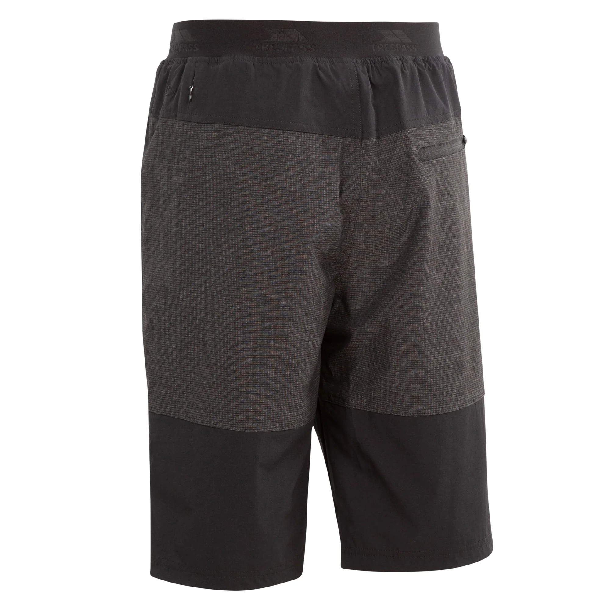 Trespass Mens Hainford Shorts Black - Image 2