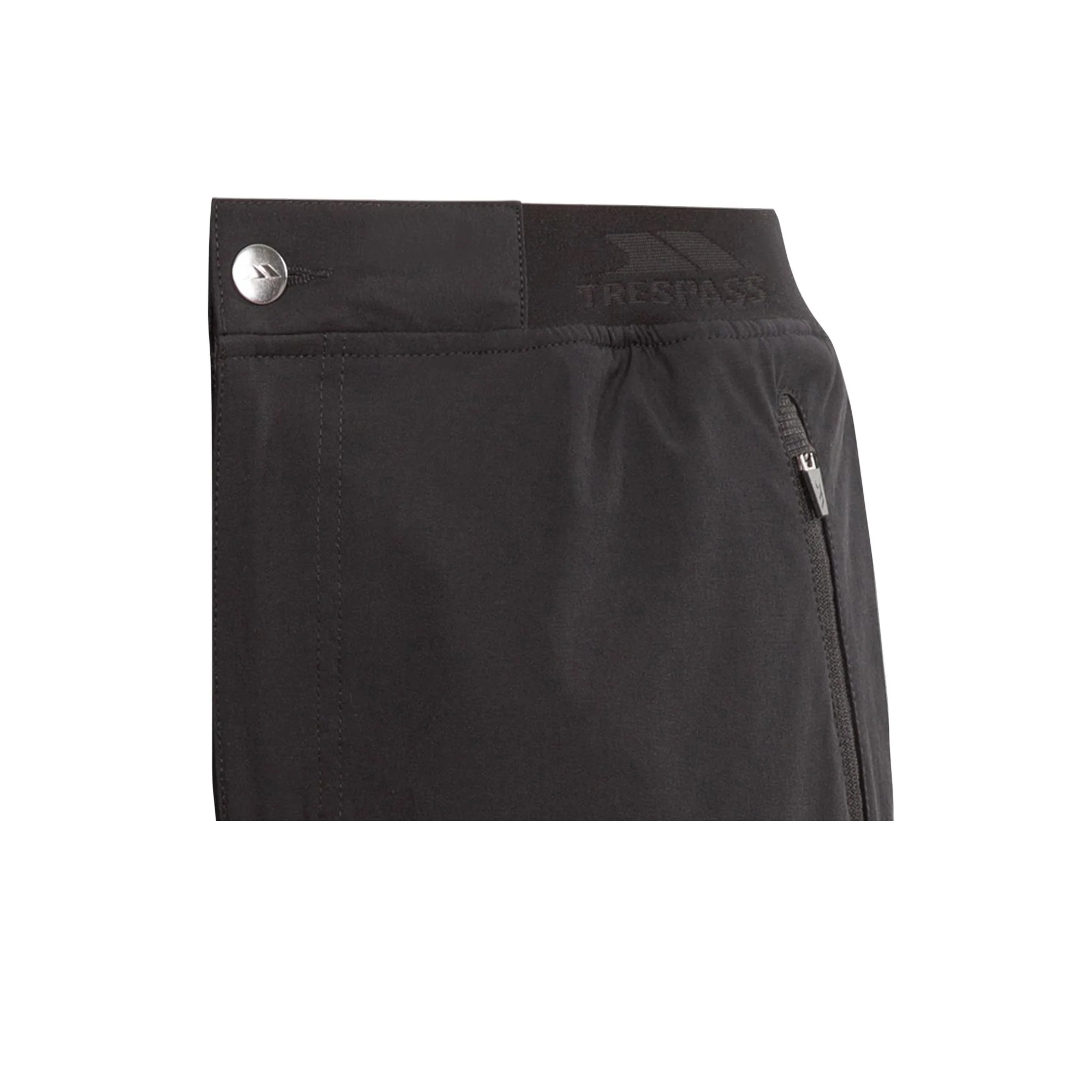 Trespass Mens Hainford Shorts Black - Image 3