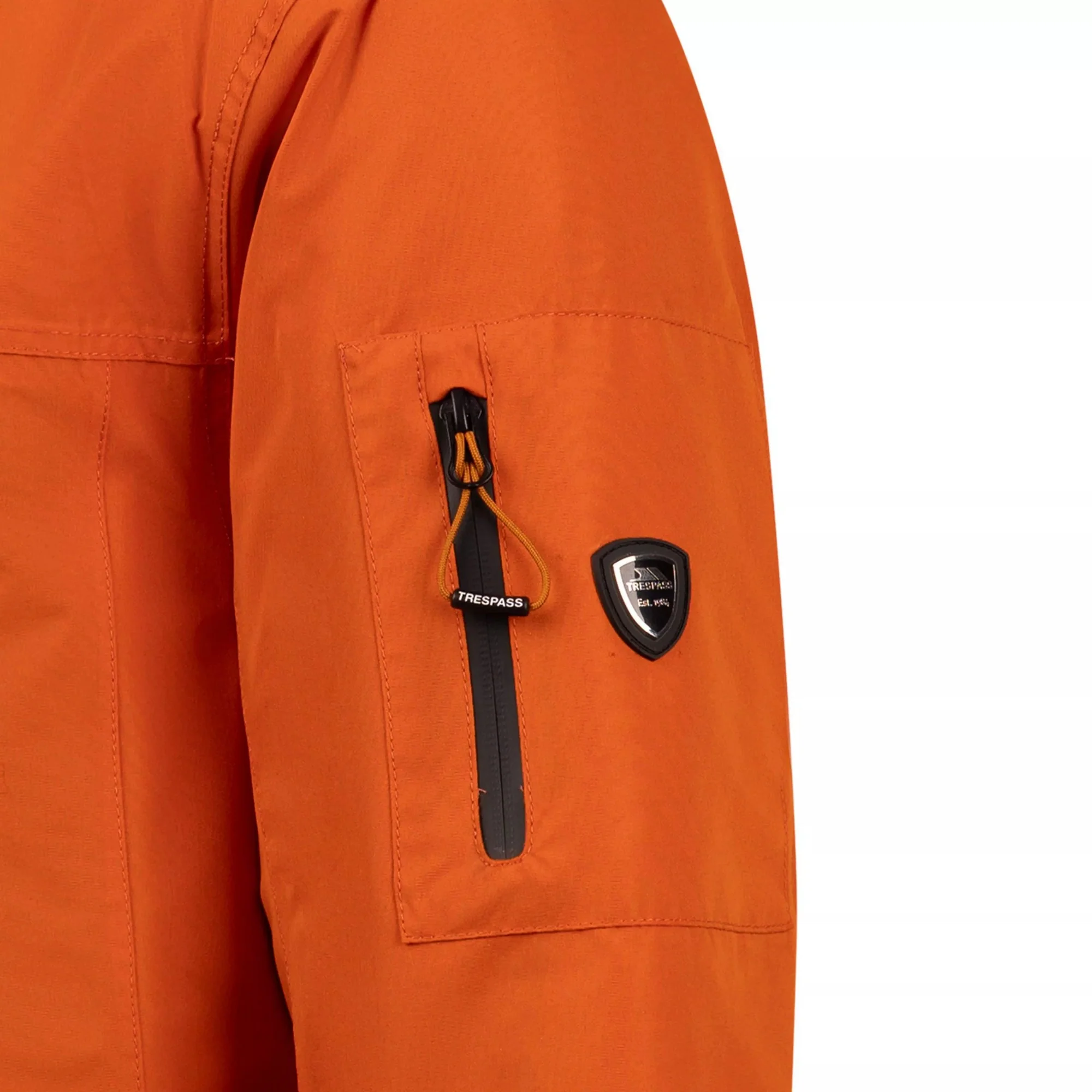 Trespass Mens Kirkbost Jacket Spice Orange - Image 3