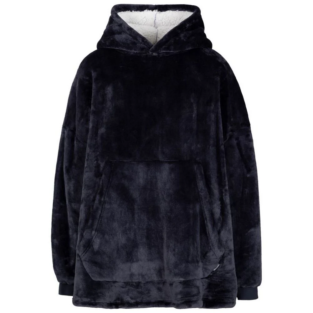 Trespass Unisex Adult Cosiness Oversized Hoodie Blanket Navy
