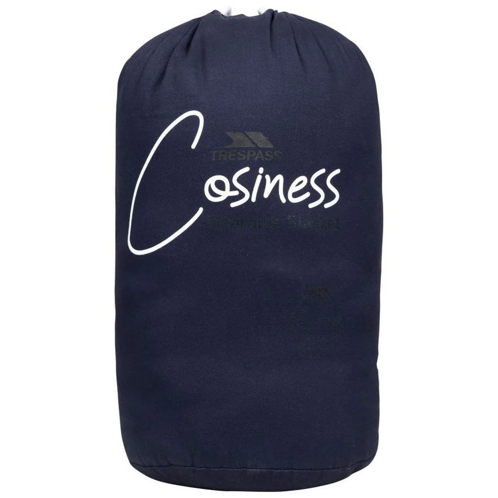 Trespass Unisex Adult Cosiness Oversized Hoodie Blanket Navy - Image 3