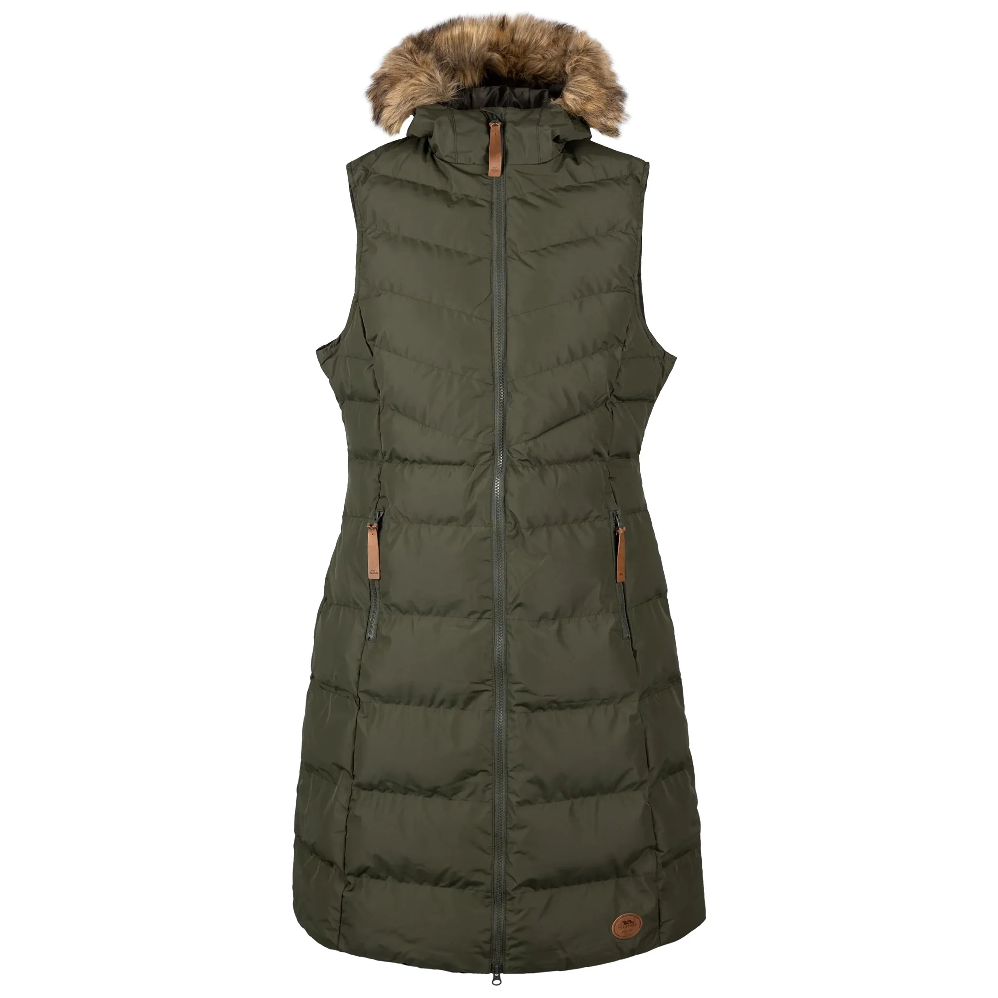 Trespass Womens Audrey Gilet Dark Vine