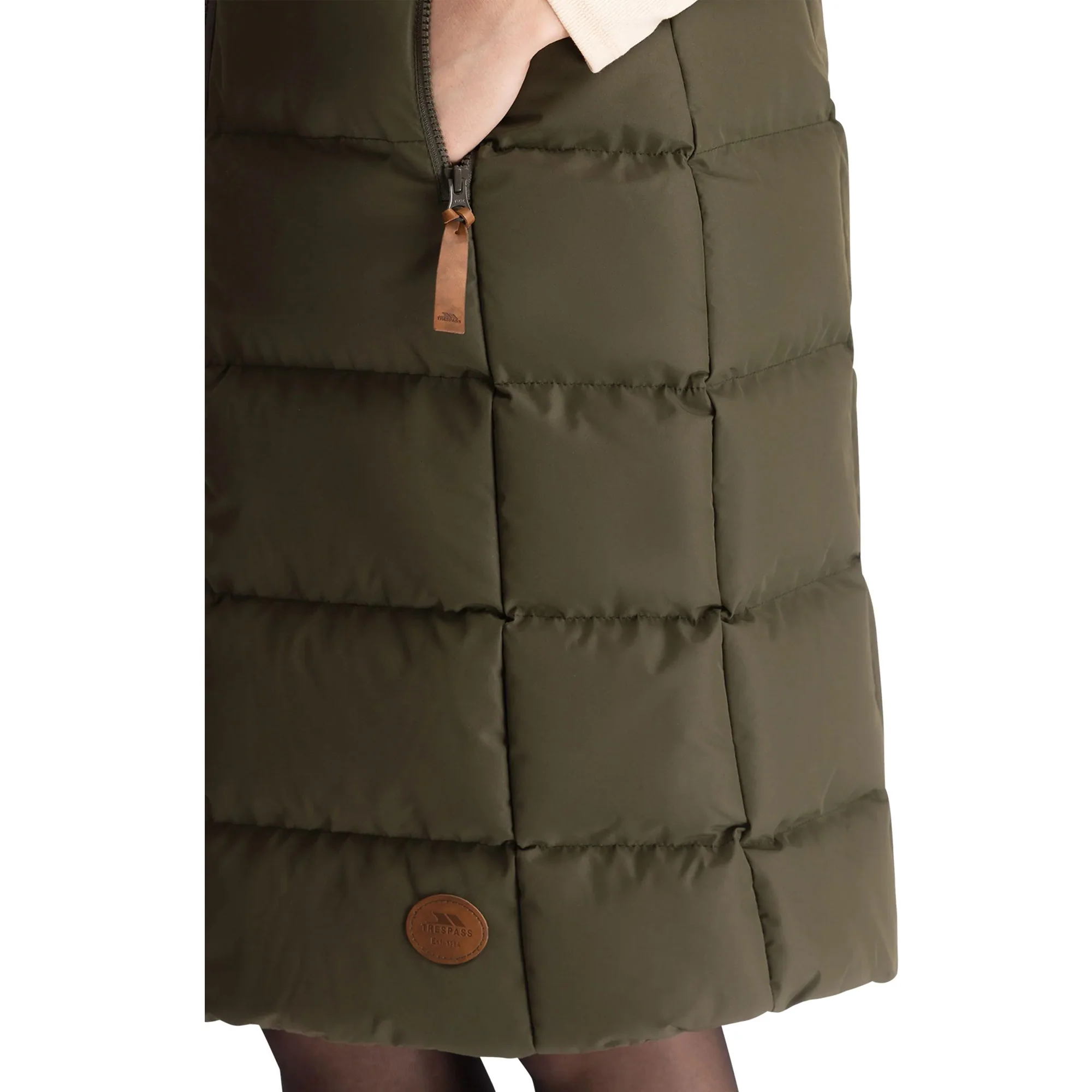 Trespass Womens Audrey Gilet Dark Vine - Image 3