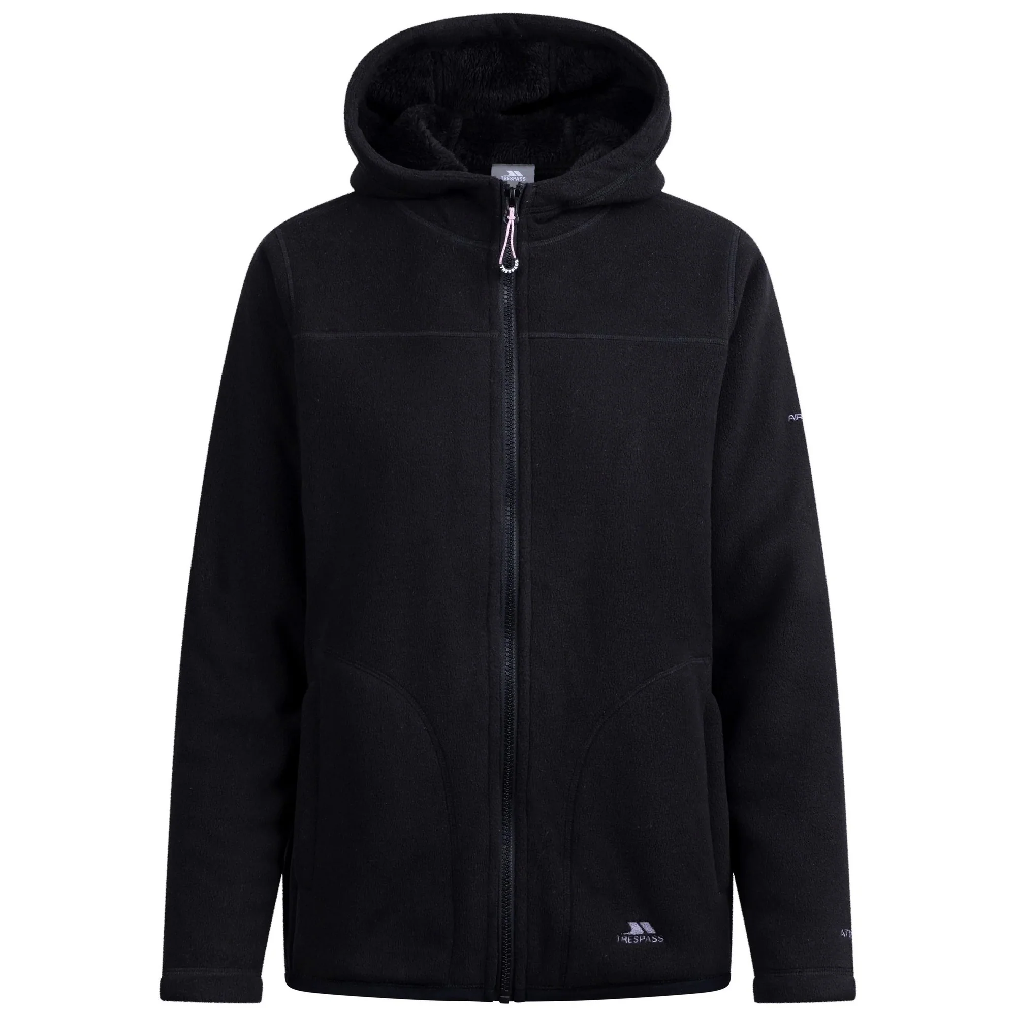 Trespass Womens Backstay Fleece Jacket Black