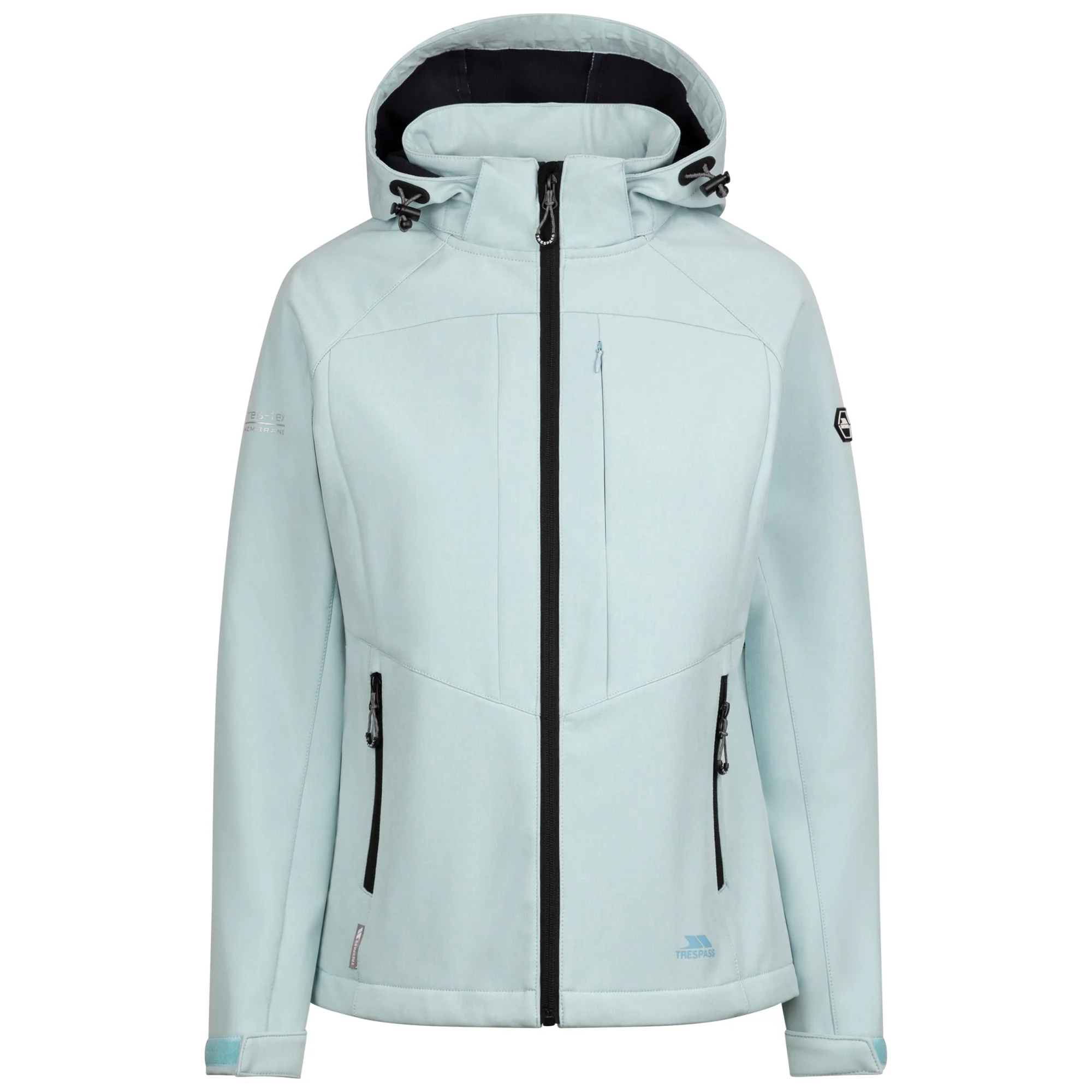 Trespass Womens Fryatt Soft Shell Jacket Seafoam Marl