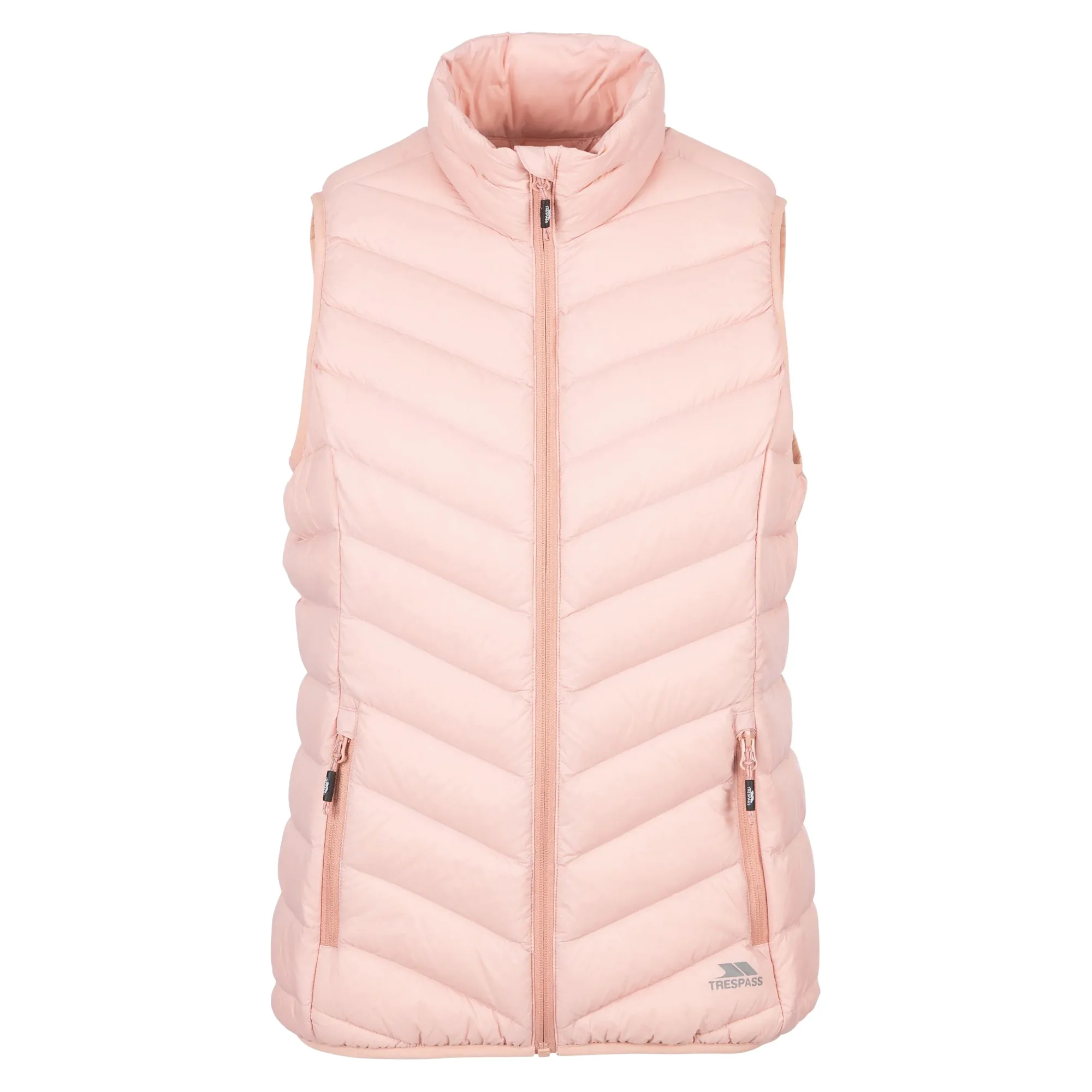 Trespass Womens Giana Down Gilet Misty Rose