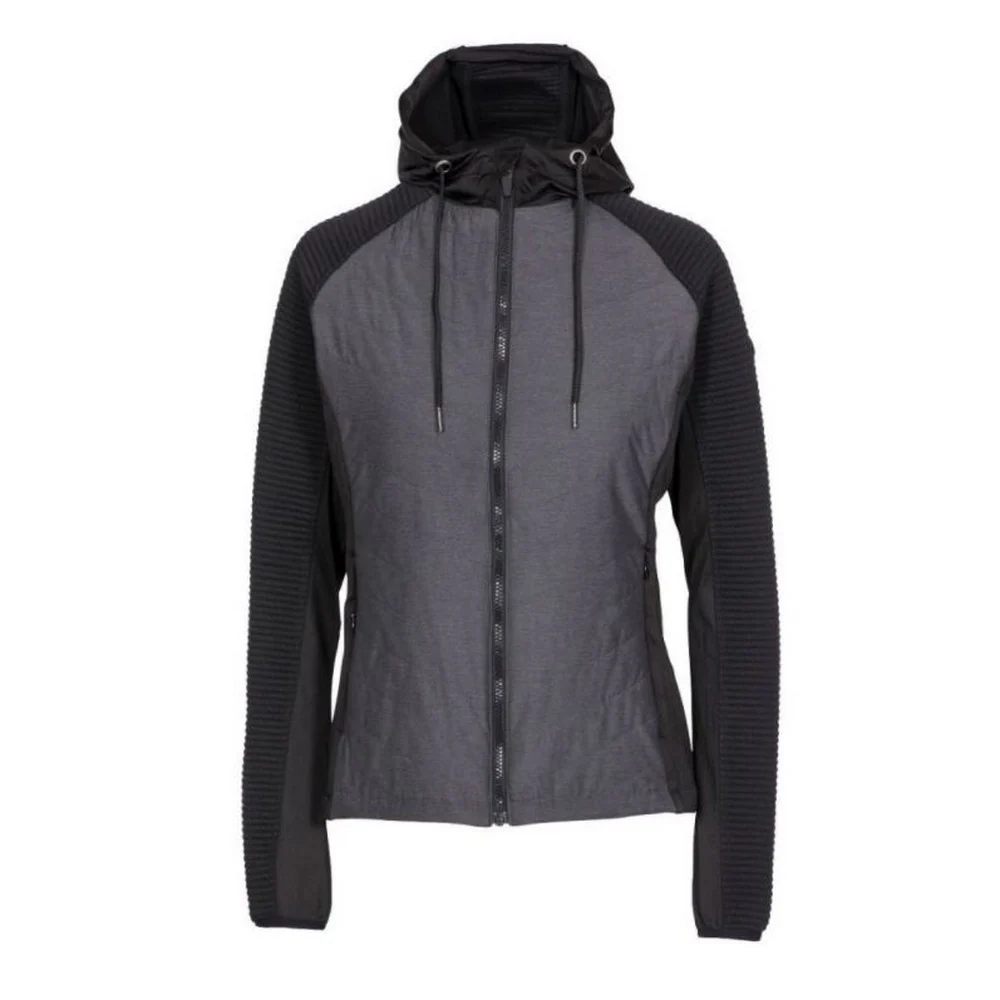 Trespass Womens Grace Sports Full Zip Hoodie Black