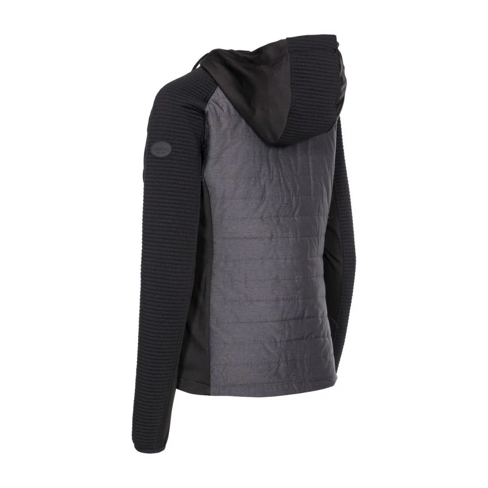 Trespass Womens Grace Sports Full Zip Hoodie Black - Image 2