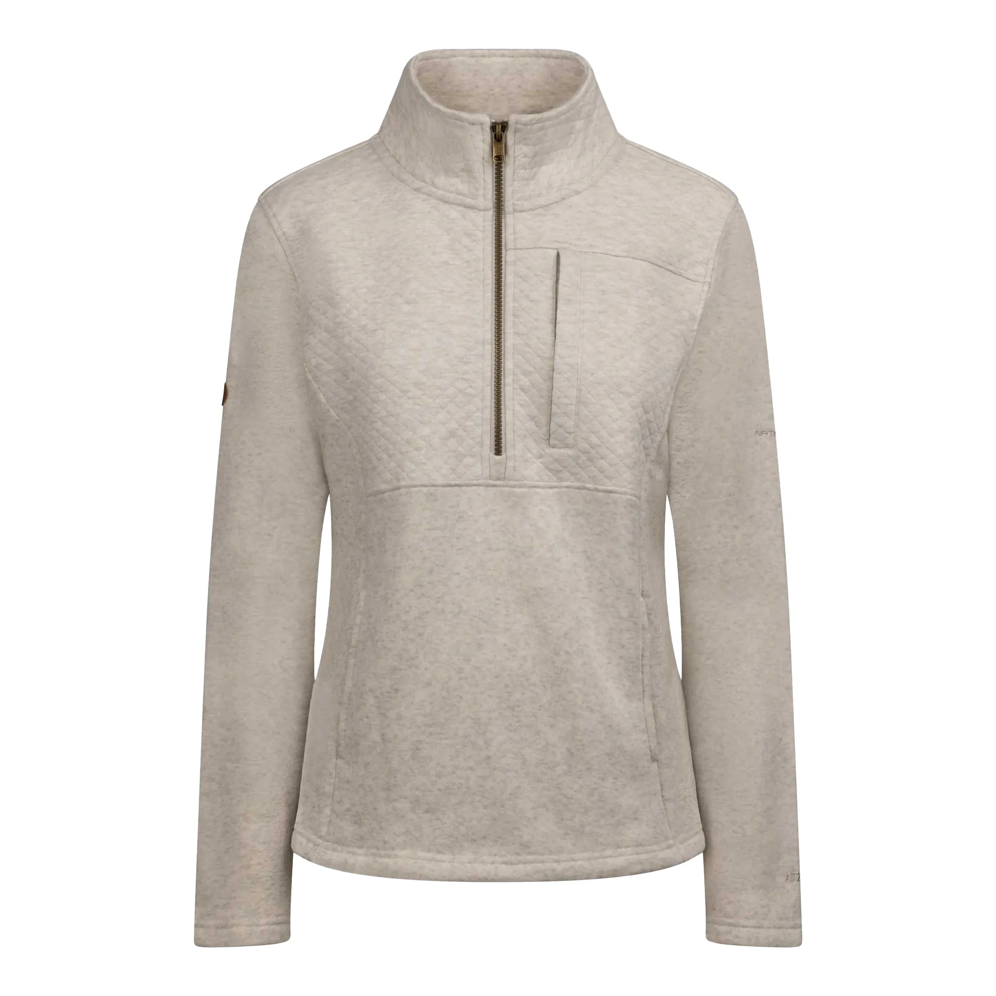 Trespass Womens Hoxie Marl Fleece Top Cream Marl