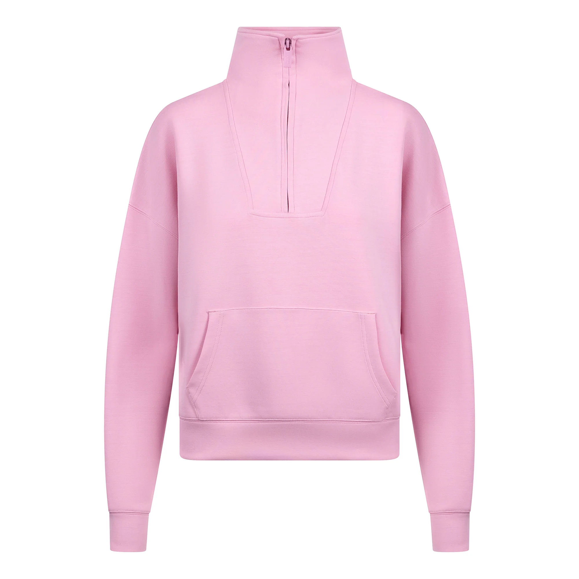 Trespass Womens Jean Half Zip Sweatshirt Carnation