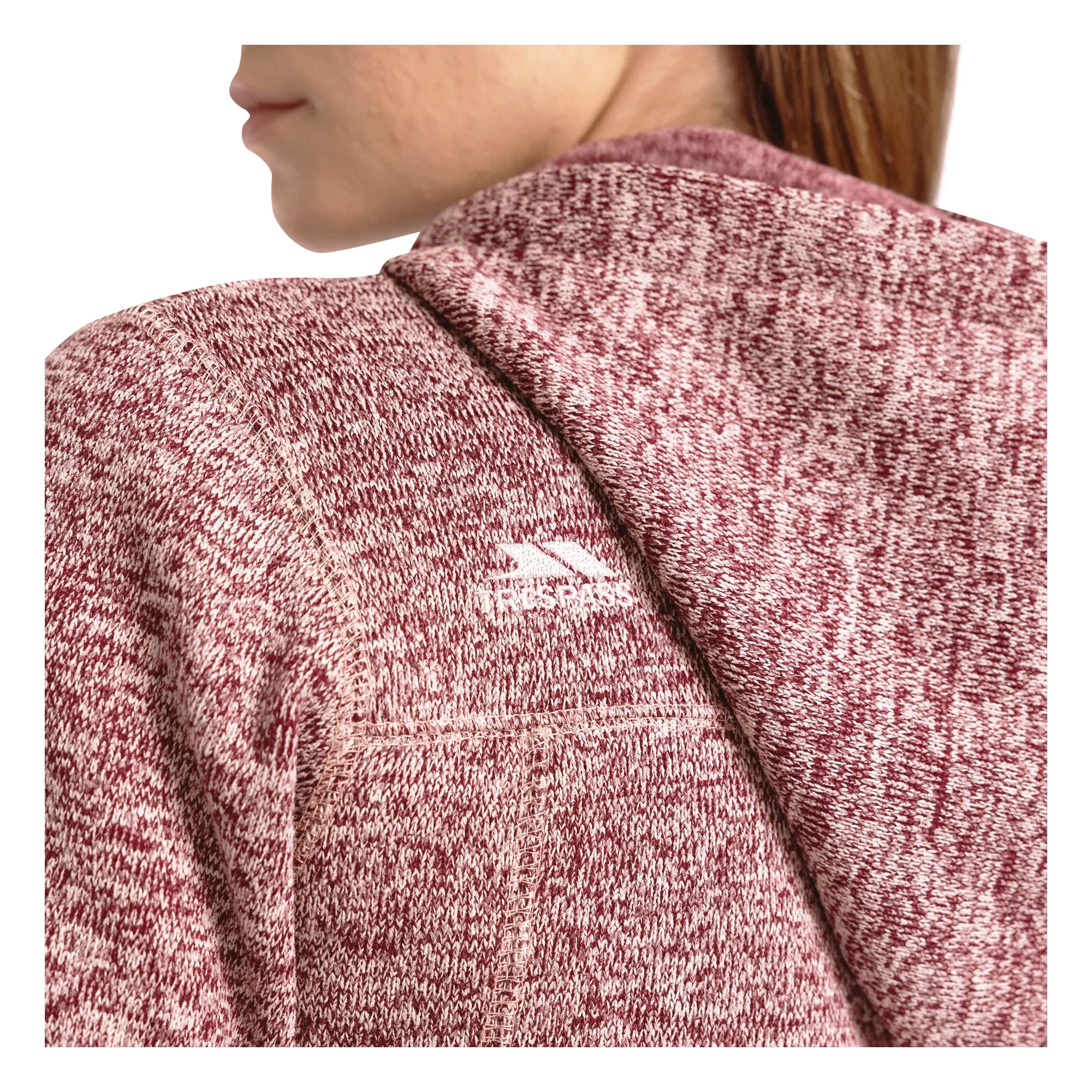 Trespass Womens Odelia Fleece Jacket Rose Tone - Image 3