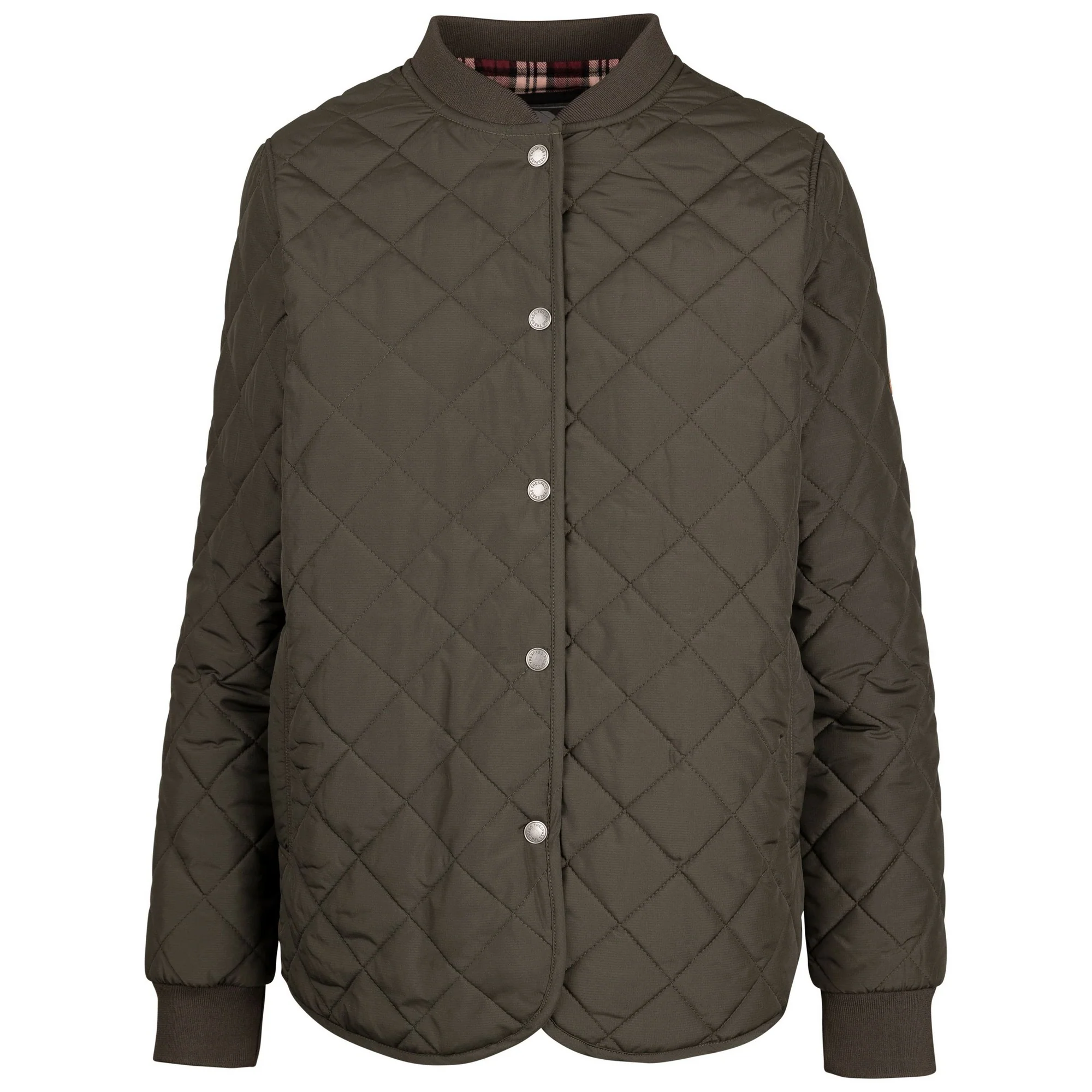 Trespass Womens Oversee Padded Jacket Dark Khaki