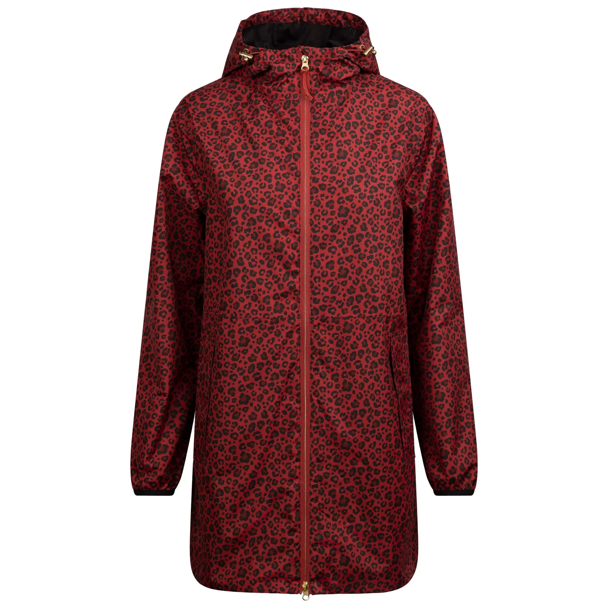 Trespass Womens Parched Waterproof Jacket Burnt Sienna