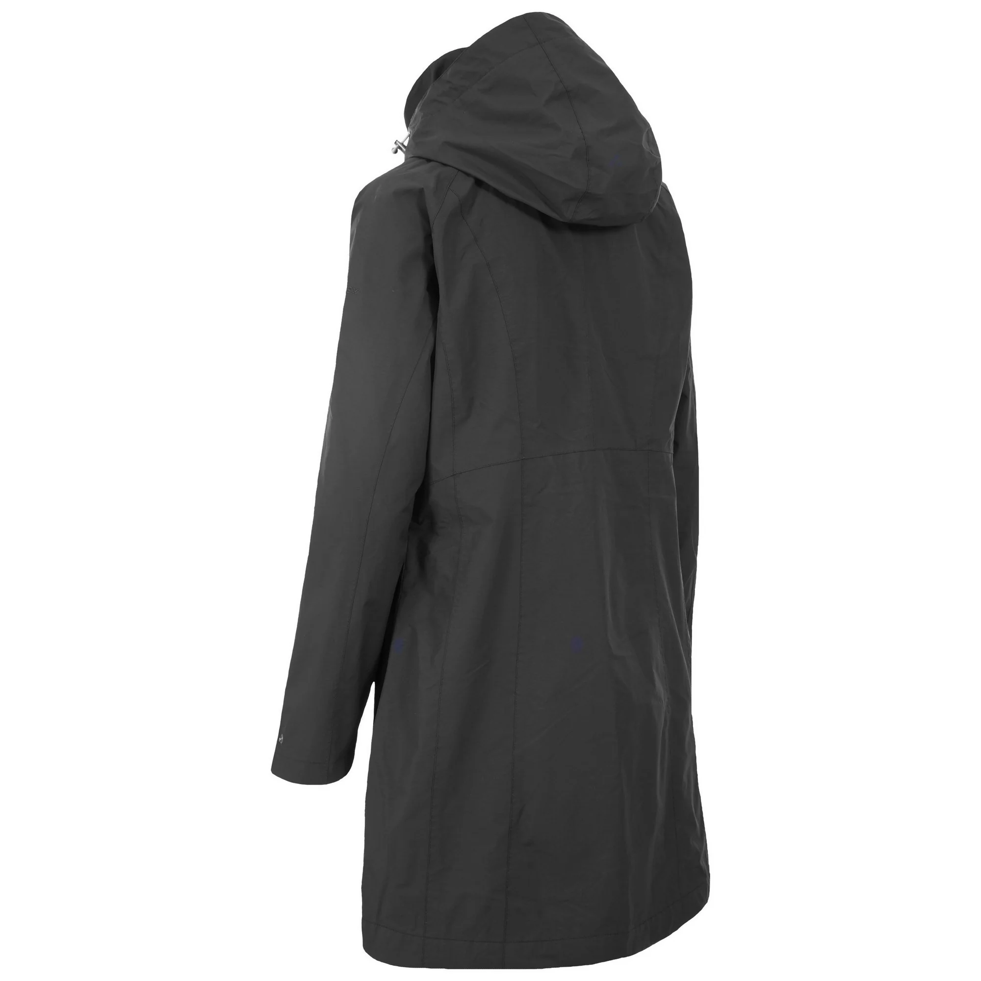 Trespass Womens Rainy Day Waterproof Jacket Black - Image 2
