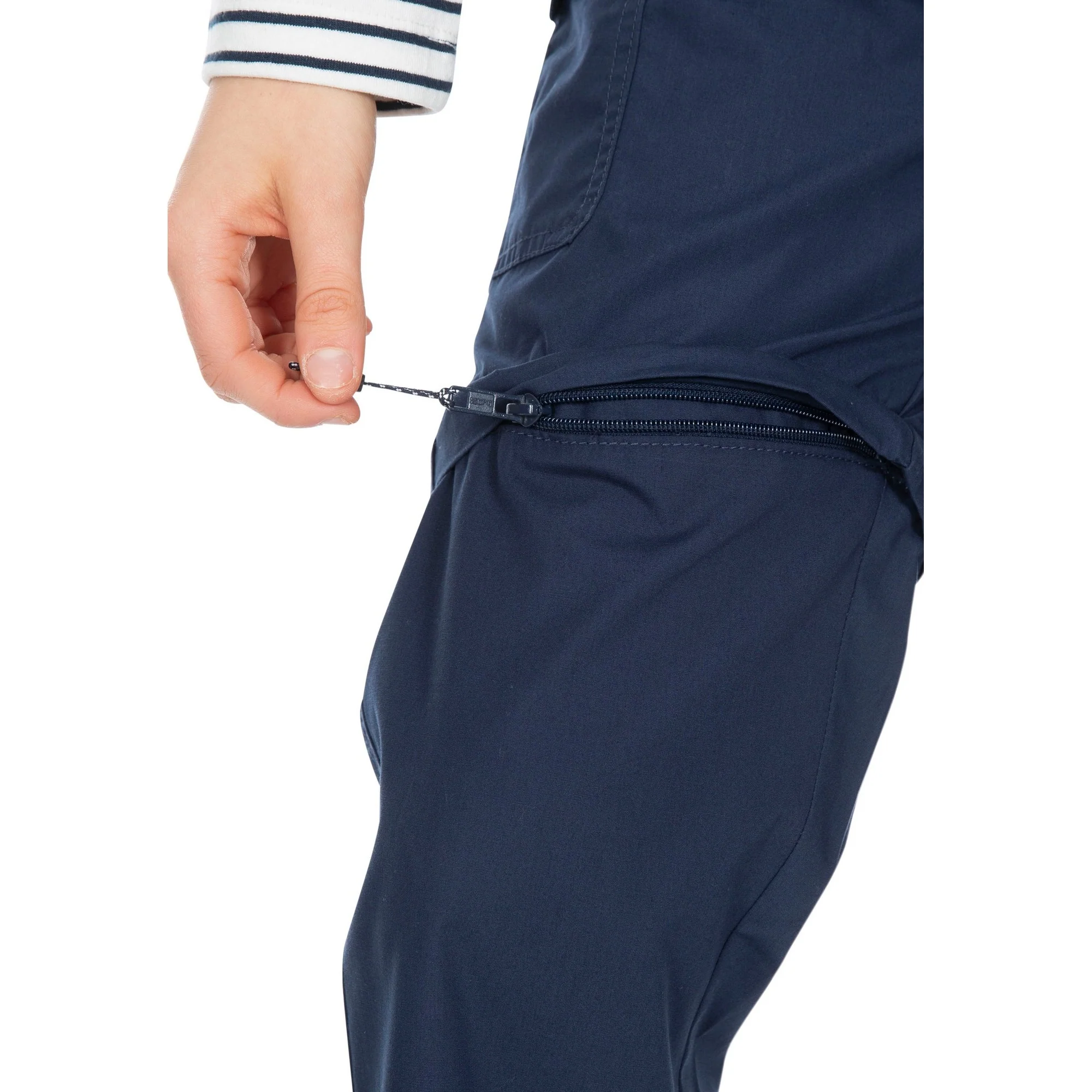Trespass Womens Rambler Convertible Hiking Trousers Navy - Image 2