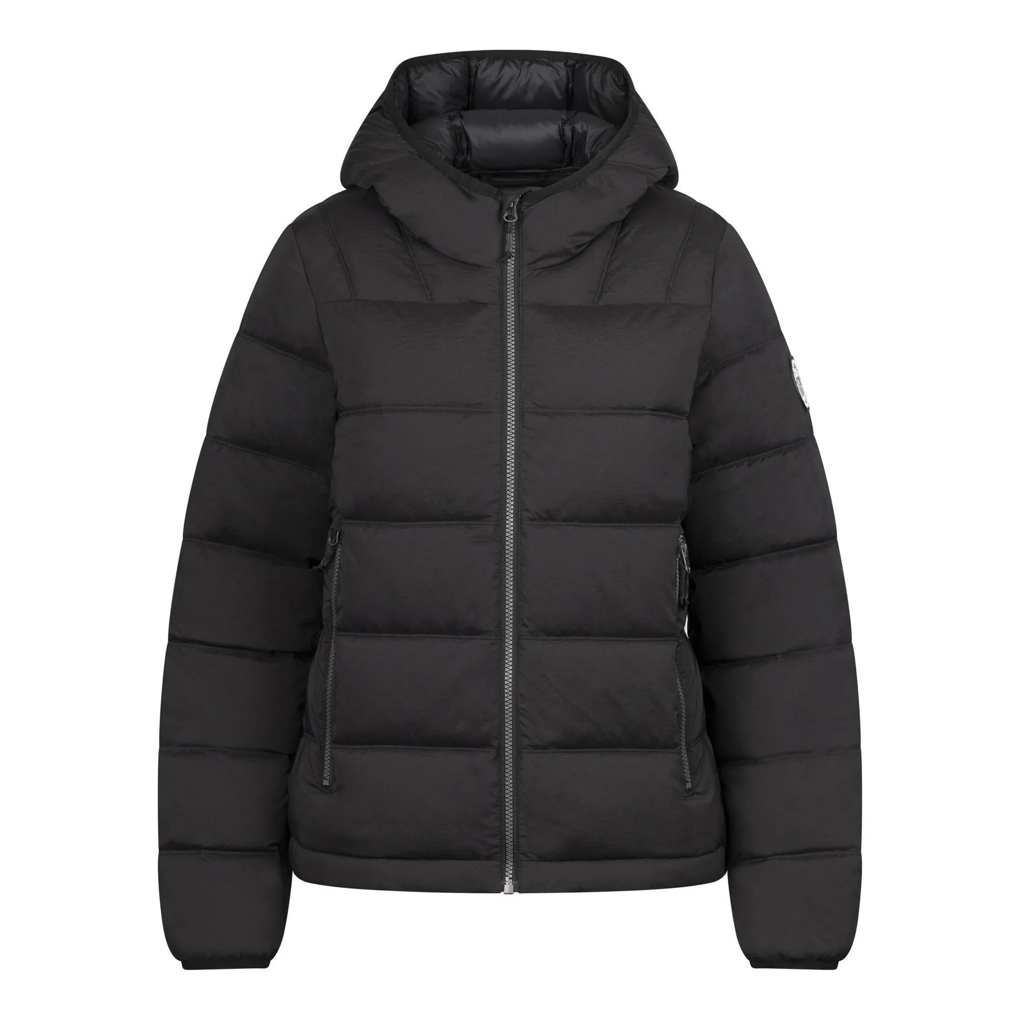 Trespass Womens Rollins Hooded Jacket Black