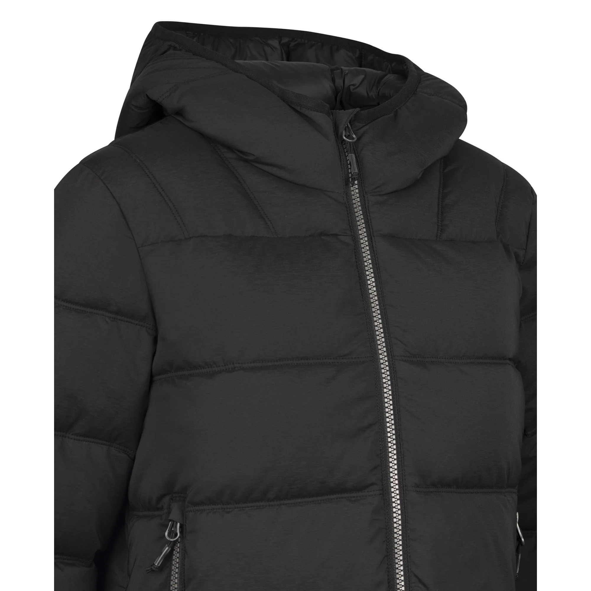 Trespass Womens Rollins Hooded Jacket Black - Image 3