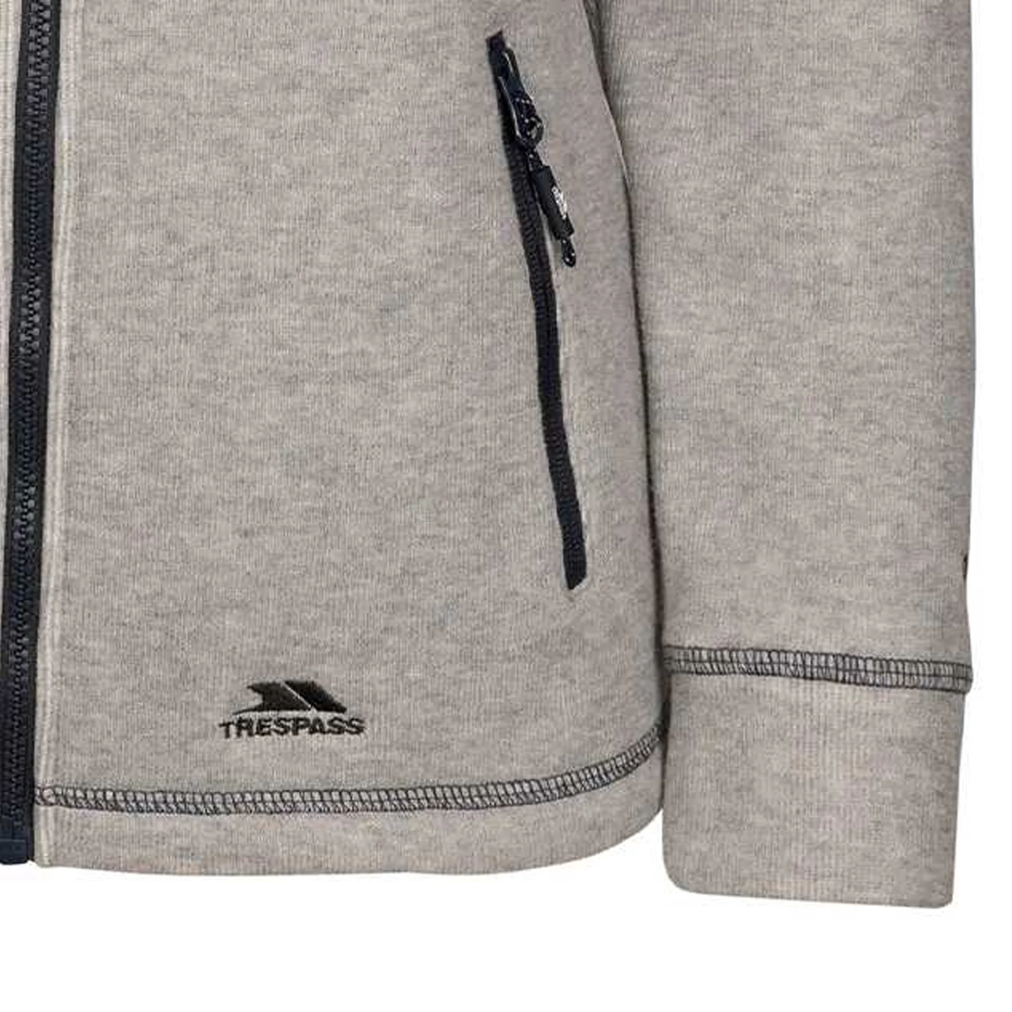 Trespass Womens Runpal At400 Fleece Jacket Grey - Image 3