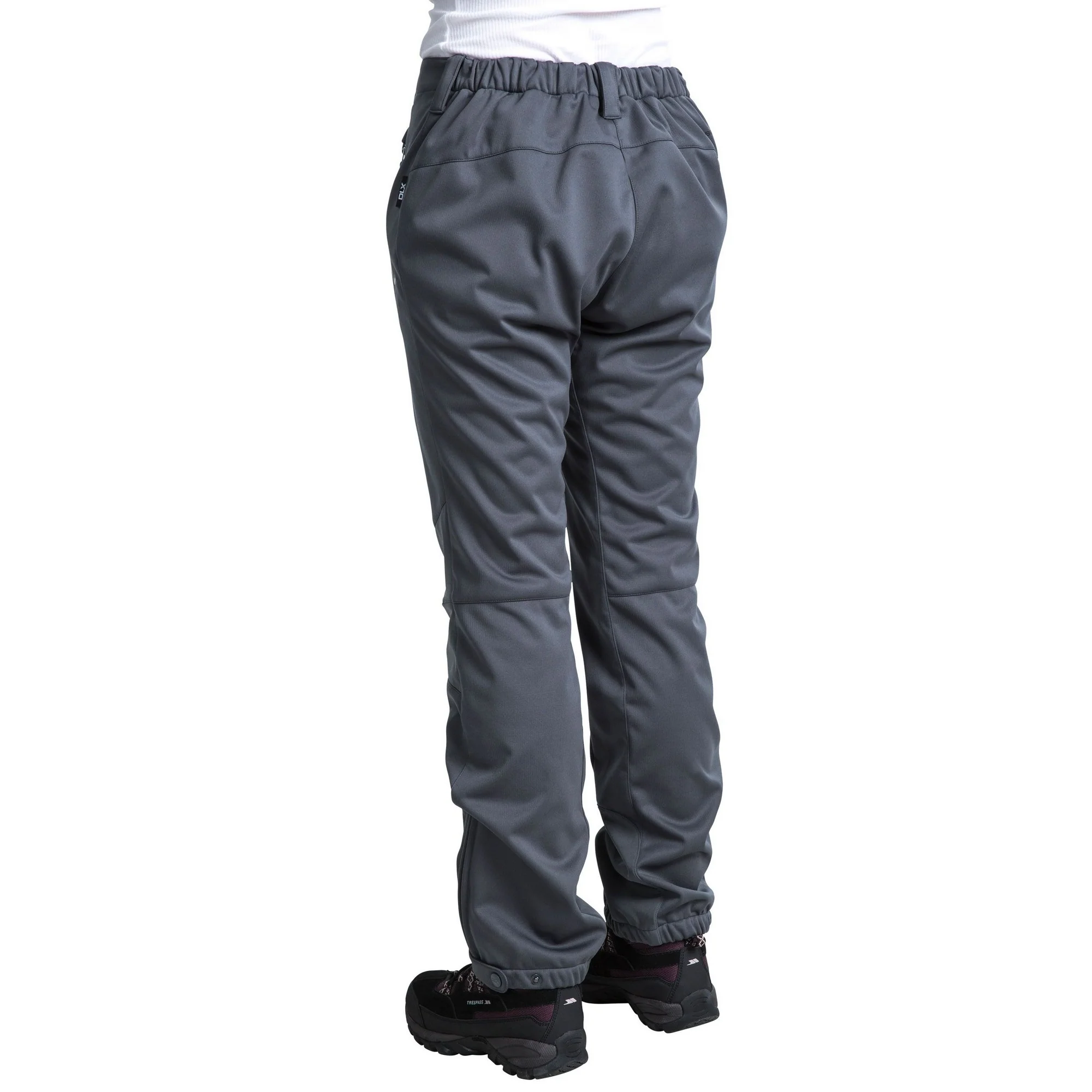 Trespass Womens Sola Softshell Outdoor Trousers Carbon - Image 2