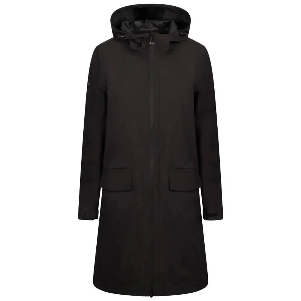 Trespass Womens Sponsor Waterproof Jacket Black