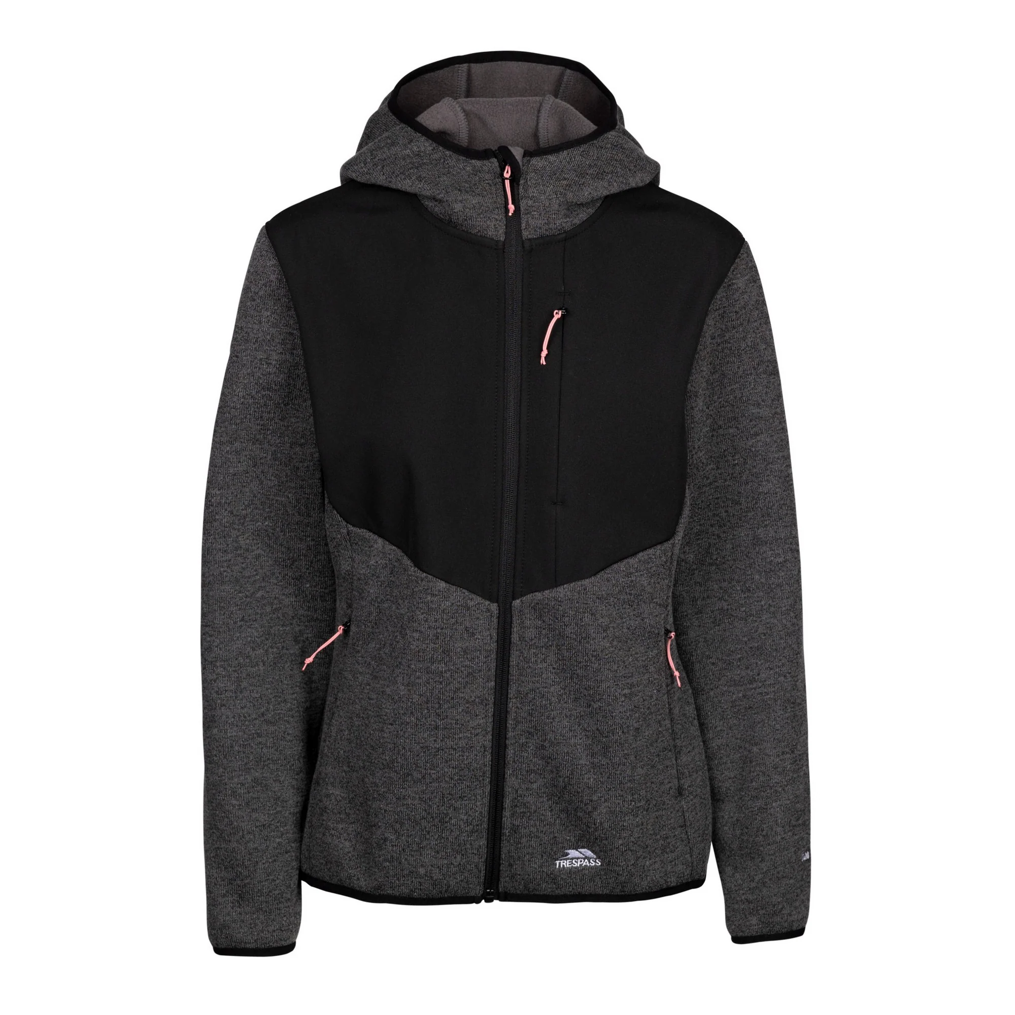 Trespass Womens Tierra Fleece Jacket Grey Marl