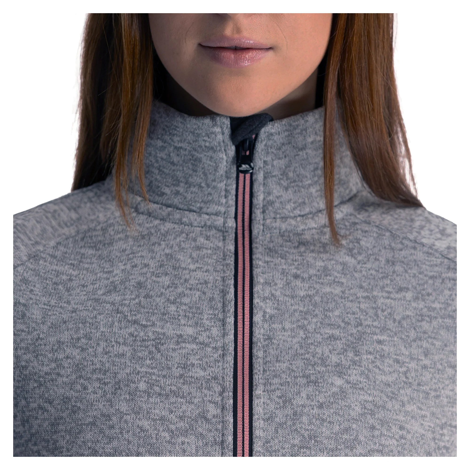Trespass Womens Toddy AT200 Fleece Jacket Grey Marl - Image 3