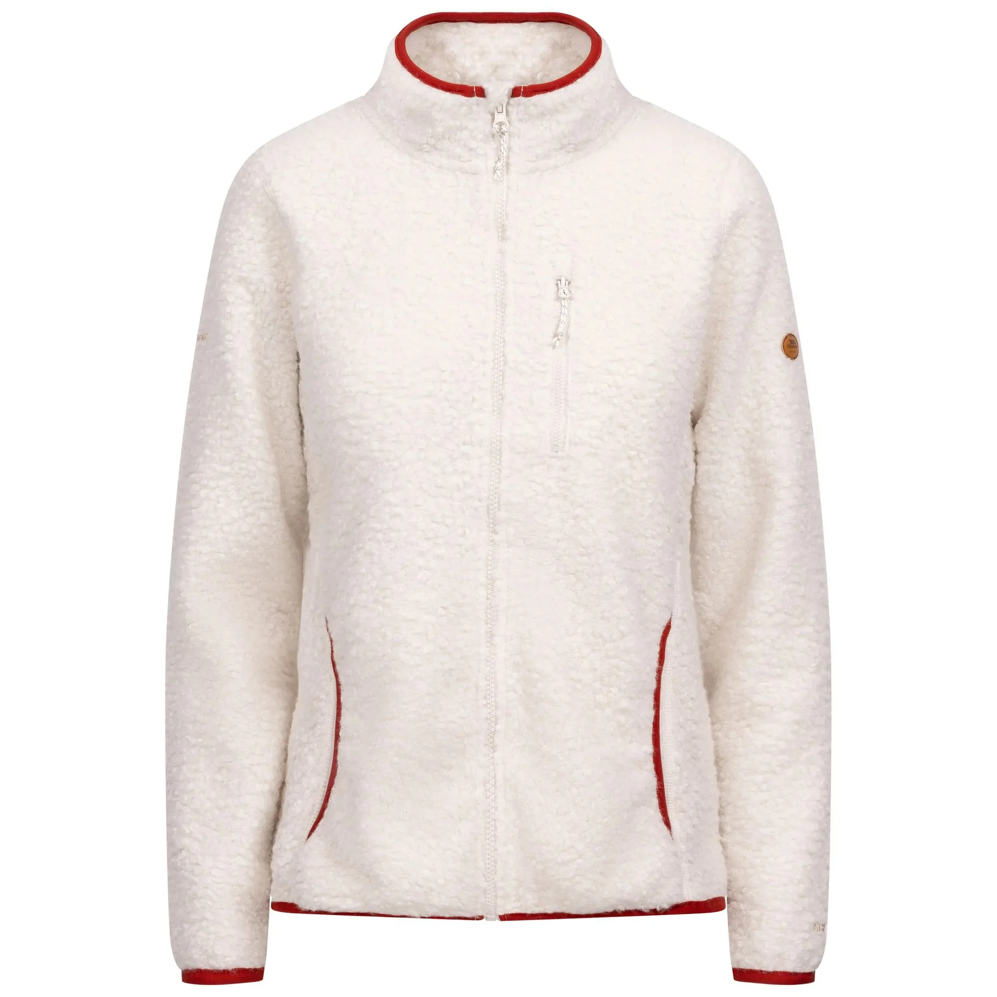 Trespass Womens Tourley Full Zip Fleece Jacket Soft Stone