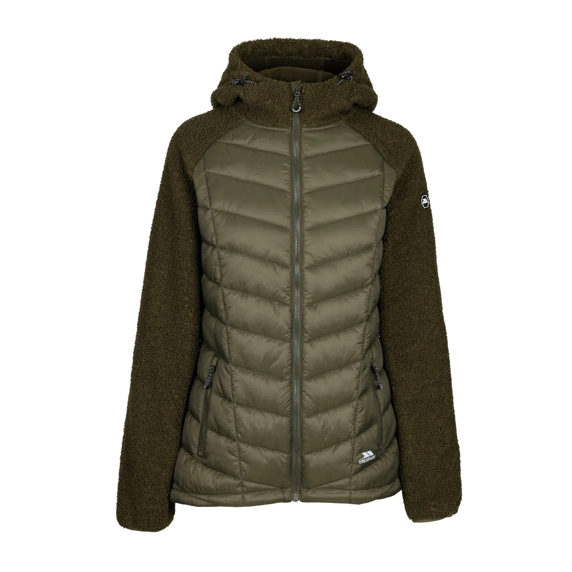 Trespass Womens Wando Hybrid Jacket Dark Vine