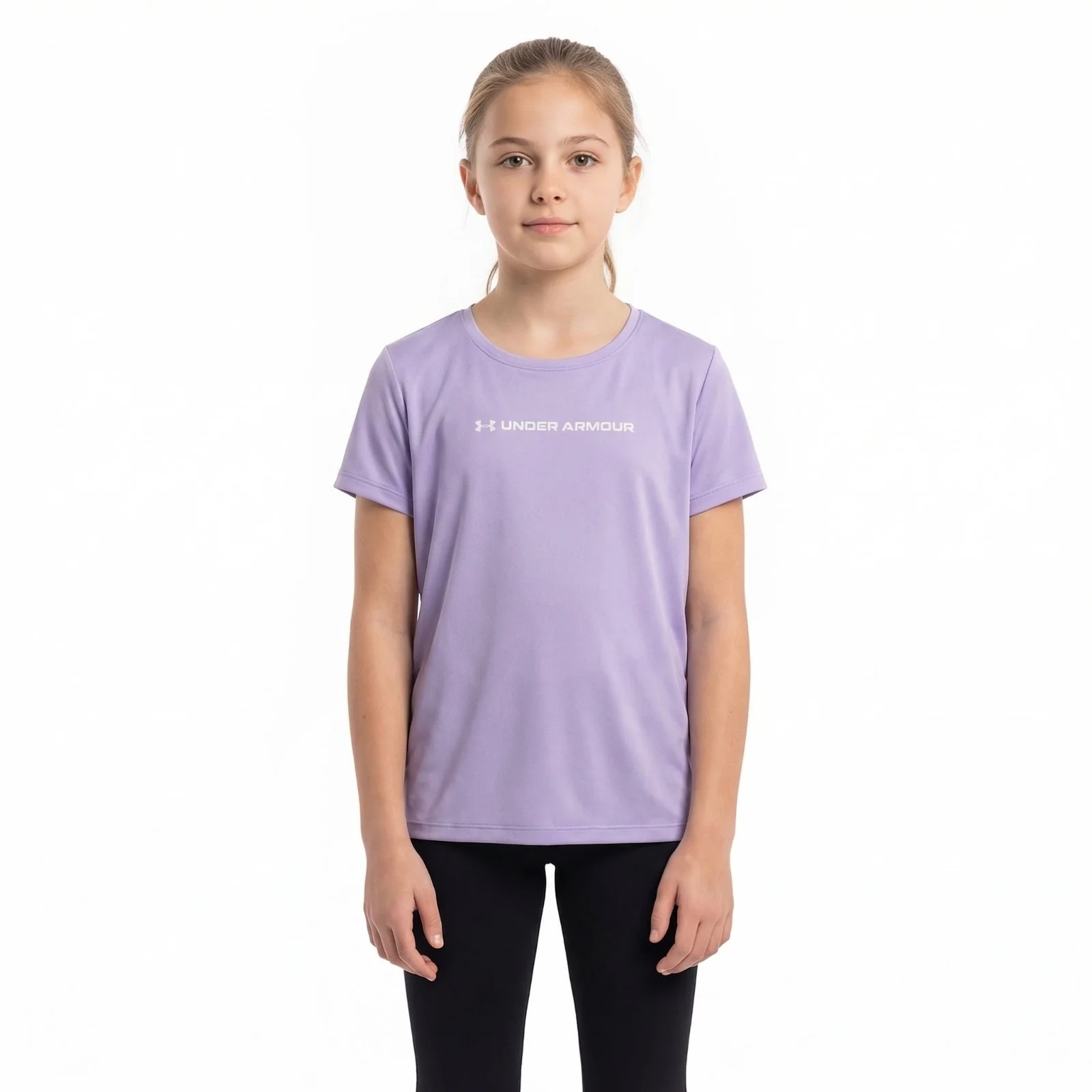 Under Armour UA Tech™ Wordmark Graphic Girls Short Sleeve T-Shirt