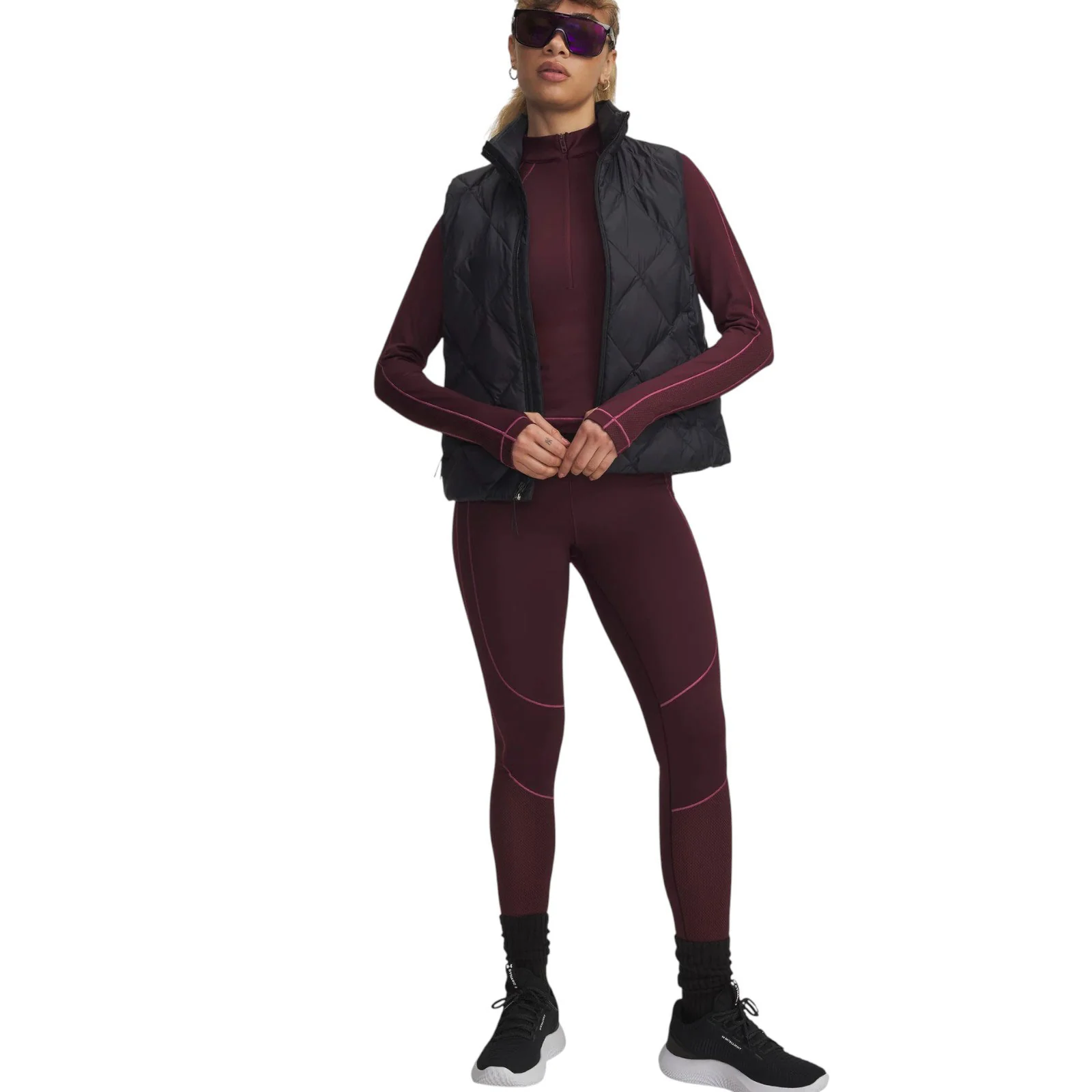 Under Armour ColdGear® Novelty Womens Long-Sleeve Half-Zip - Image 3