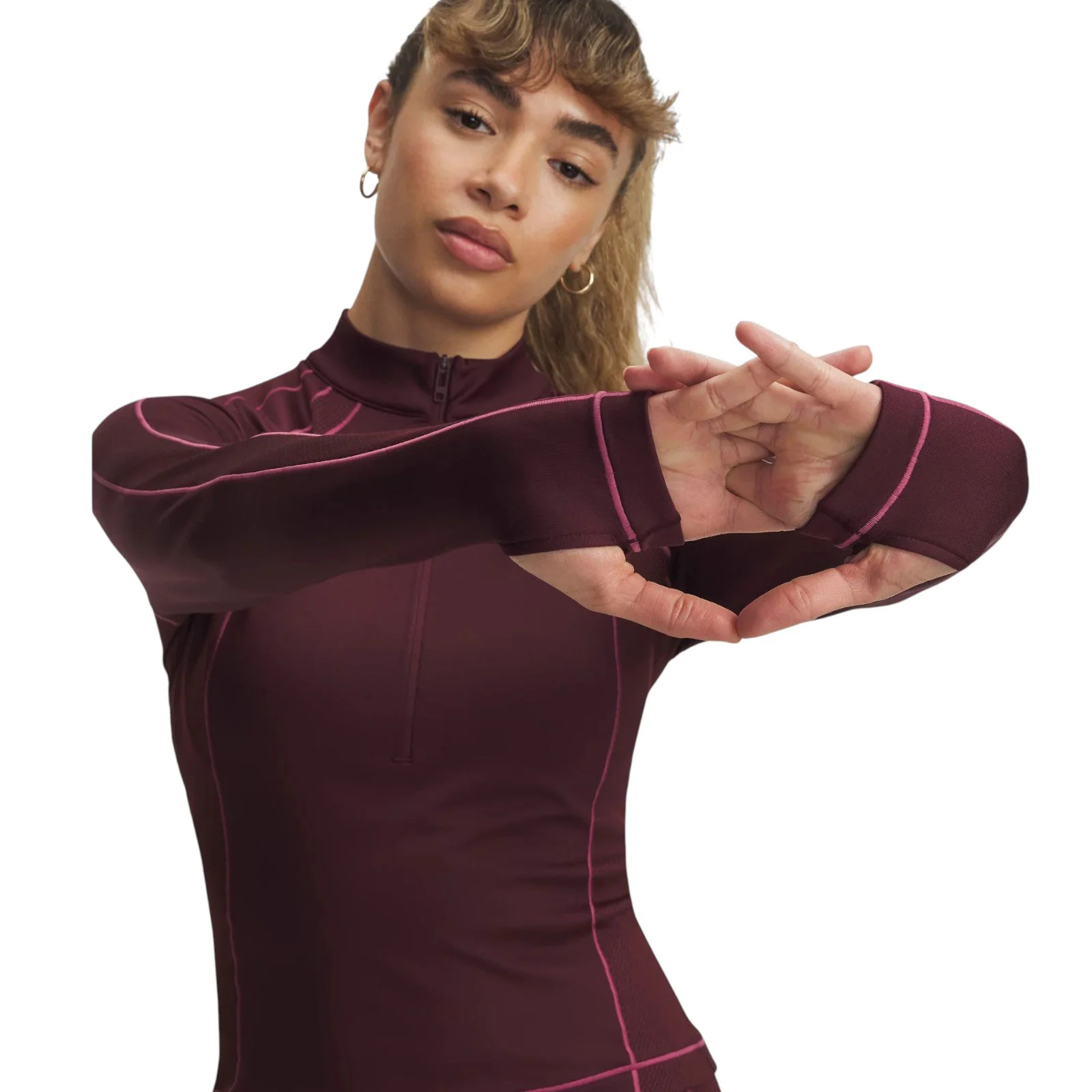 Under Armour ColdGear® Novelty Womens Long-Sleeve Half-Zip - Image 4