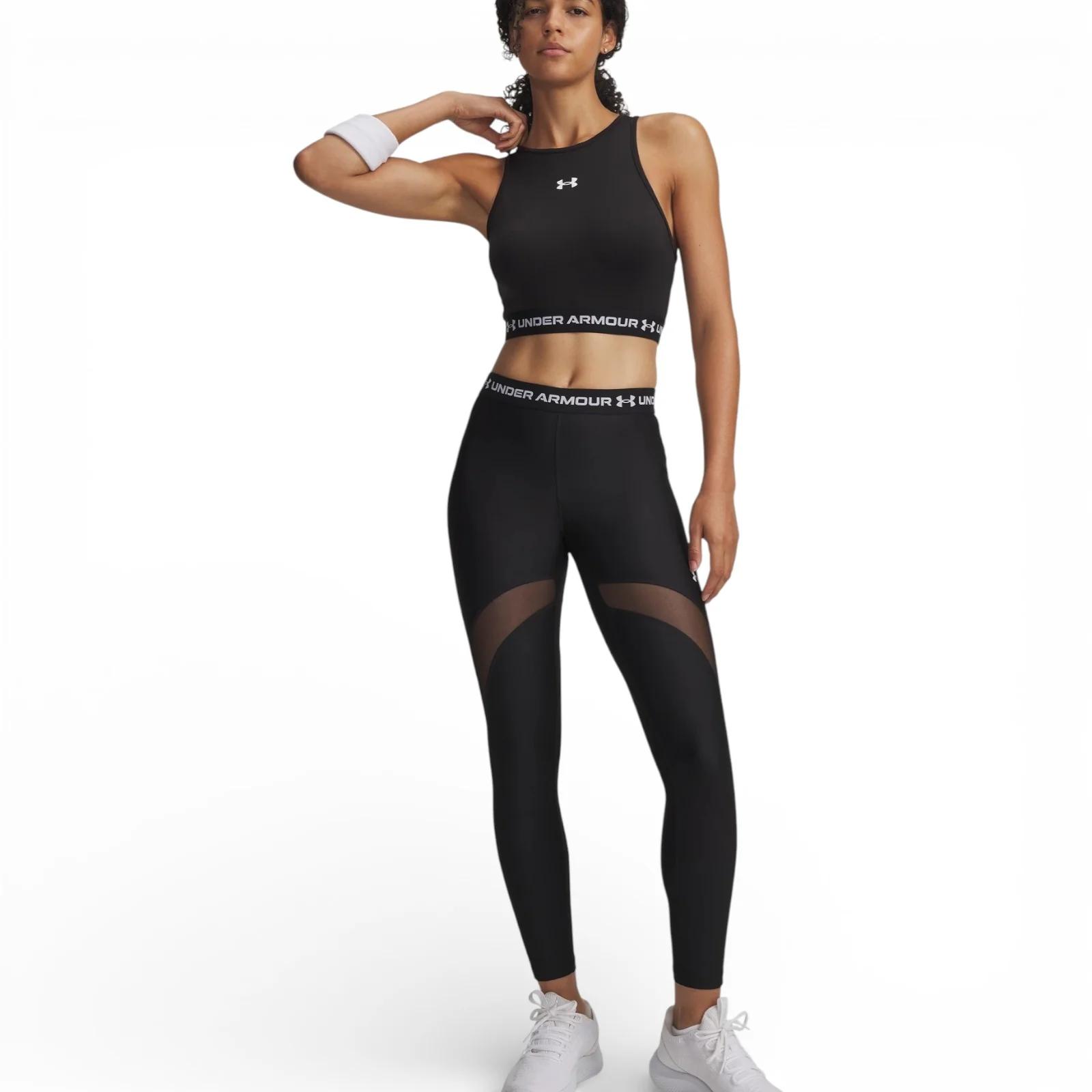 Under Armour HeatGear Mesh Womens Leggings - Image 3