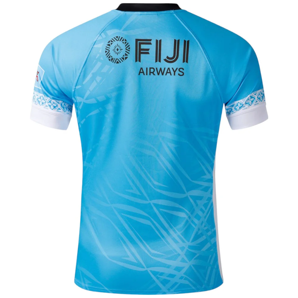Umbro Fiji 15s Rugby 2025/26 Kids Short Sleeved Away Replica Jersey - Image 2