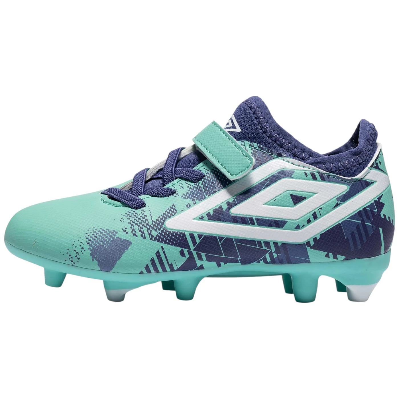 Umbro Formation III Junior Firm Ground Velcro Football Boots - Image 2